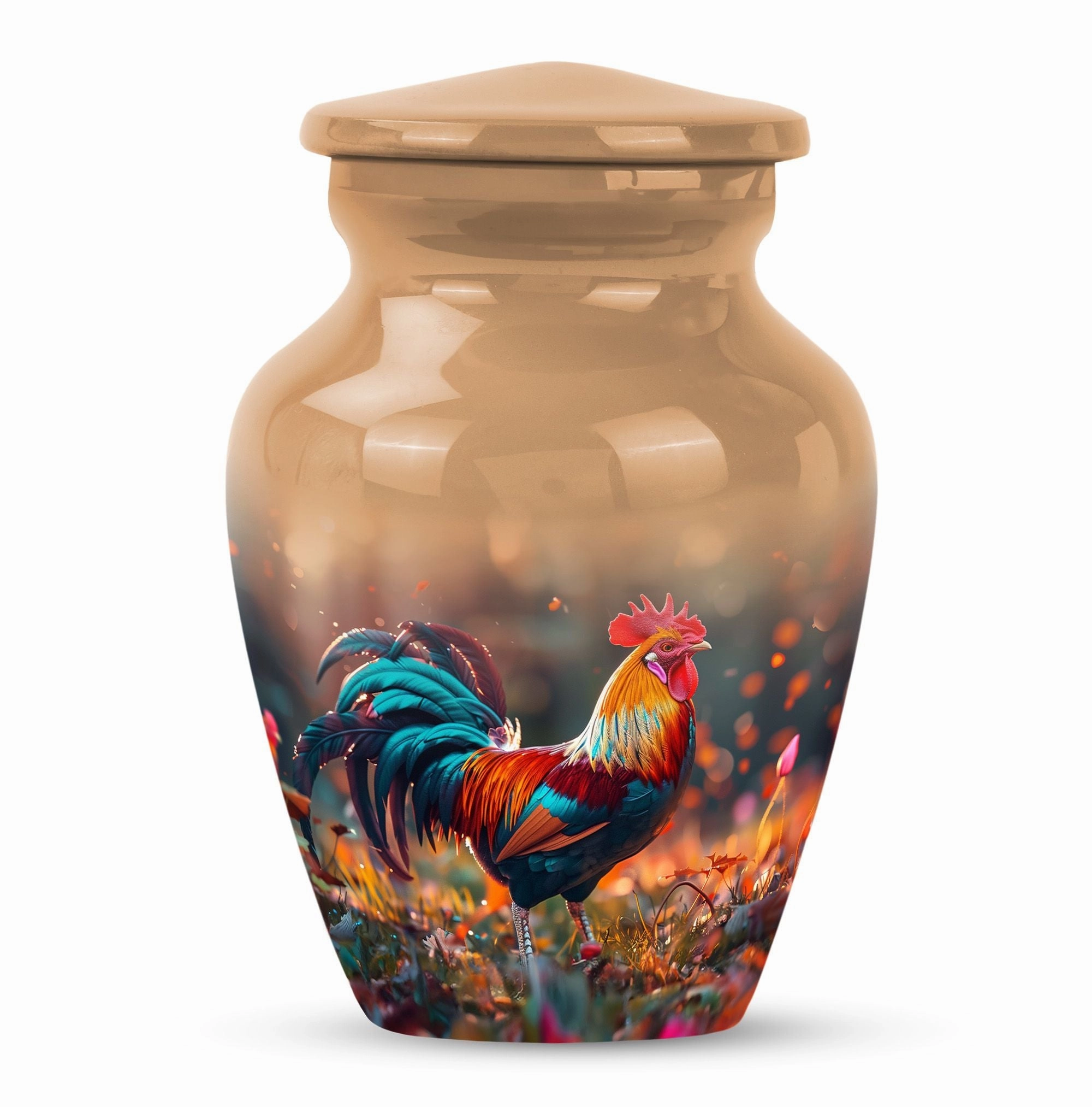 Chicken Urn Tranquility: Personalized Memorial Burial Ash Urns For Humans