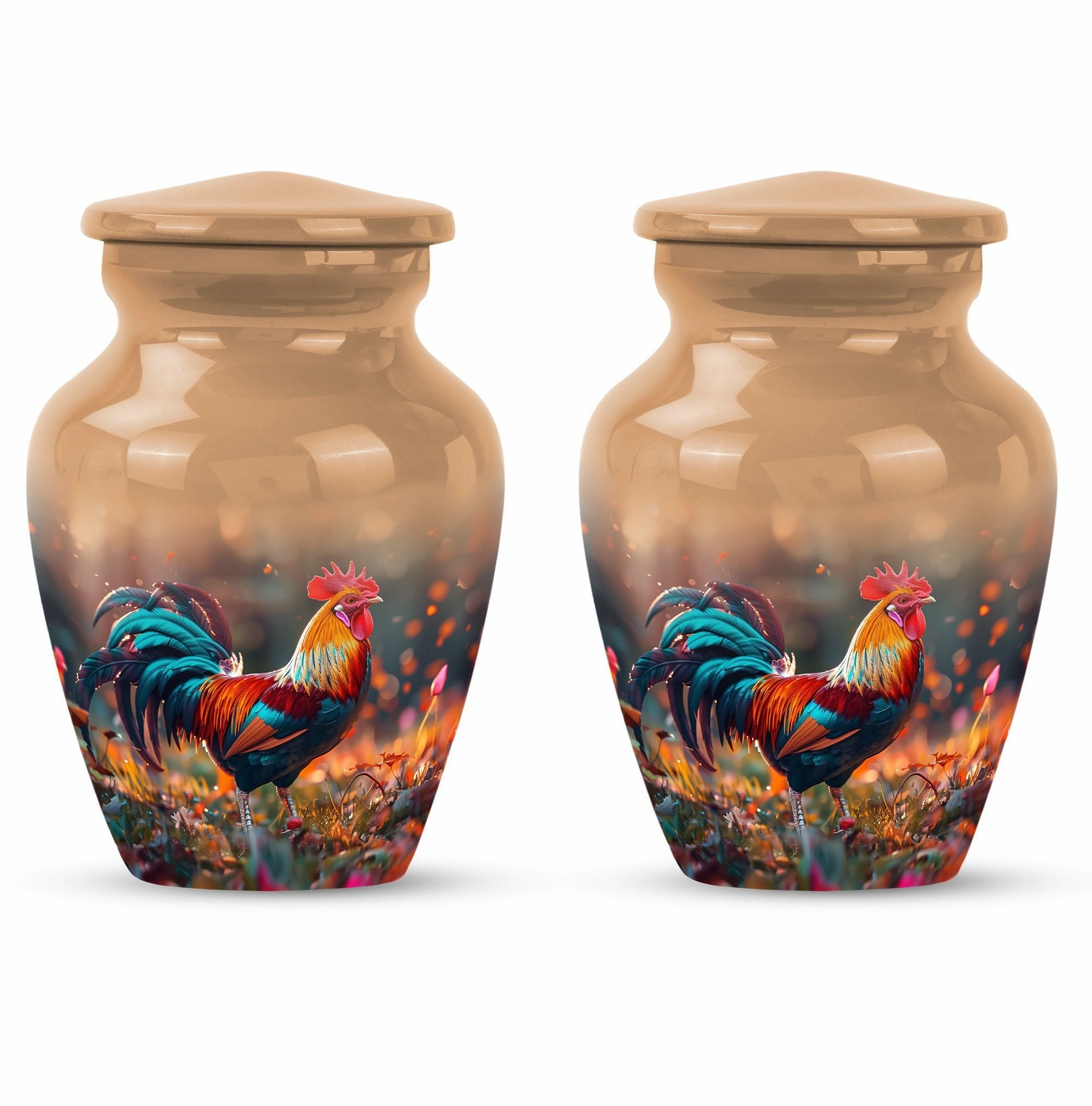 Chicken Urn Tranquility: Personalized Memorial Burial Ash Urns For Humans
