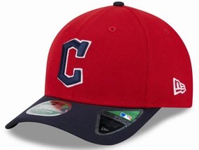 Cleveland Guardians Red/Navy New Era Player Replica M-Crown 9FORTY Adjustable Hat
