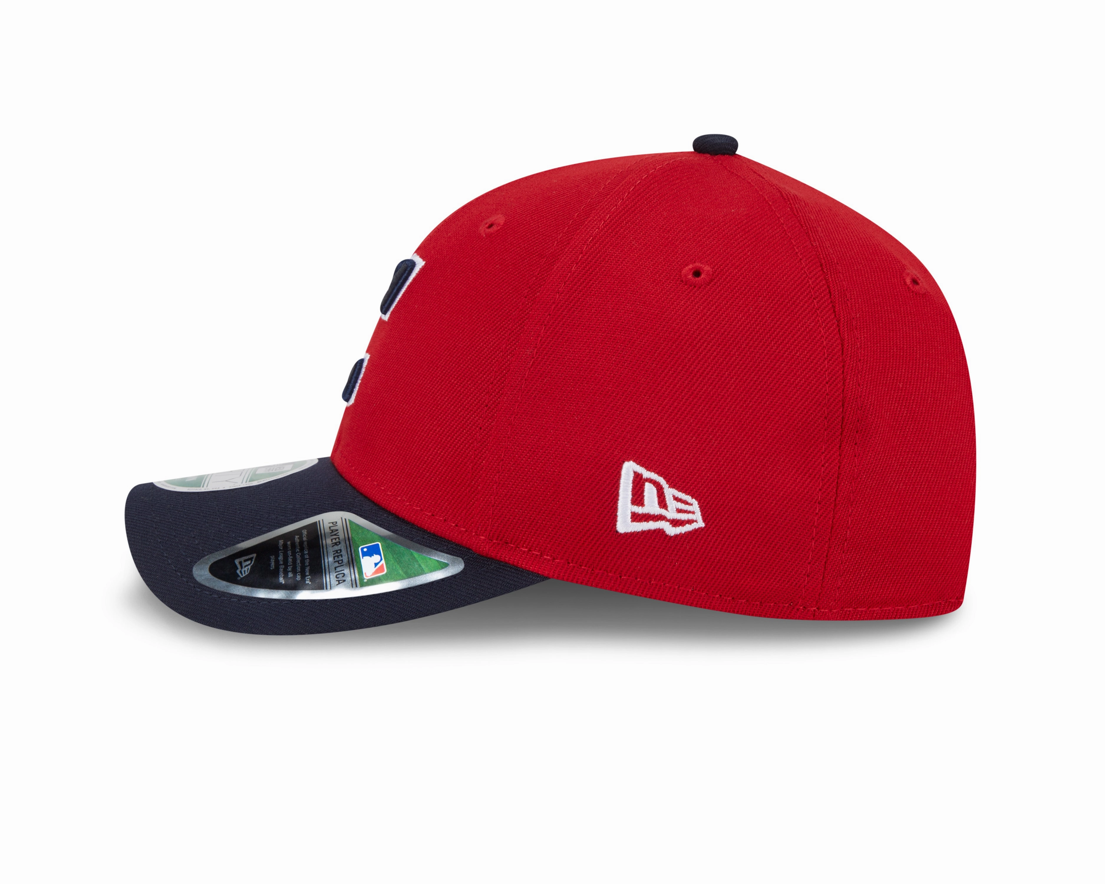 Cleveland Guardians Red/Navy New Era Player Replica M-Crown 9FORTY Adjustable Hat
