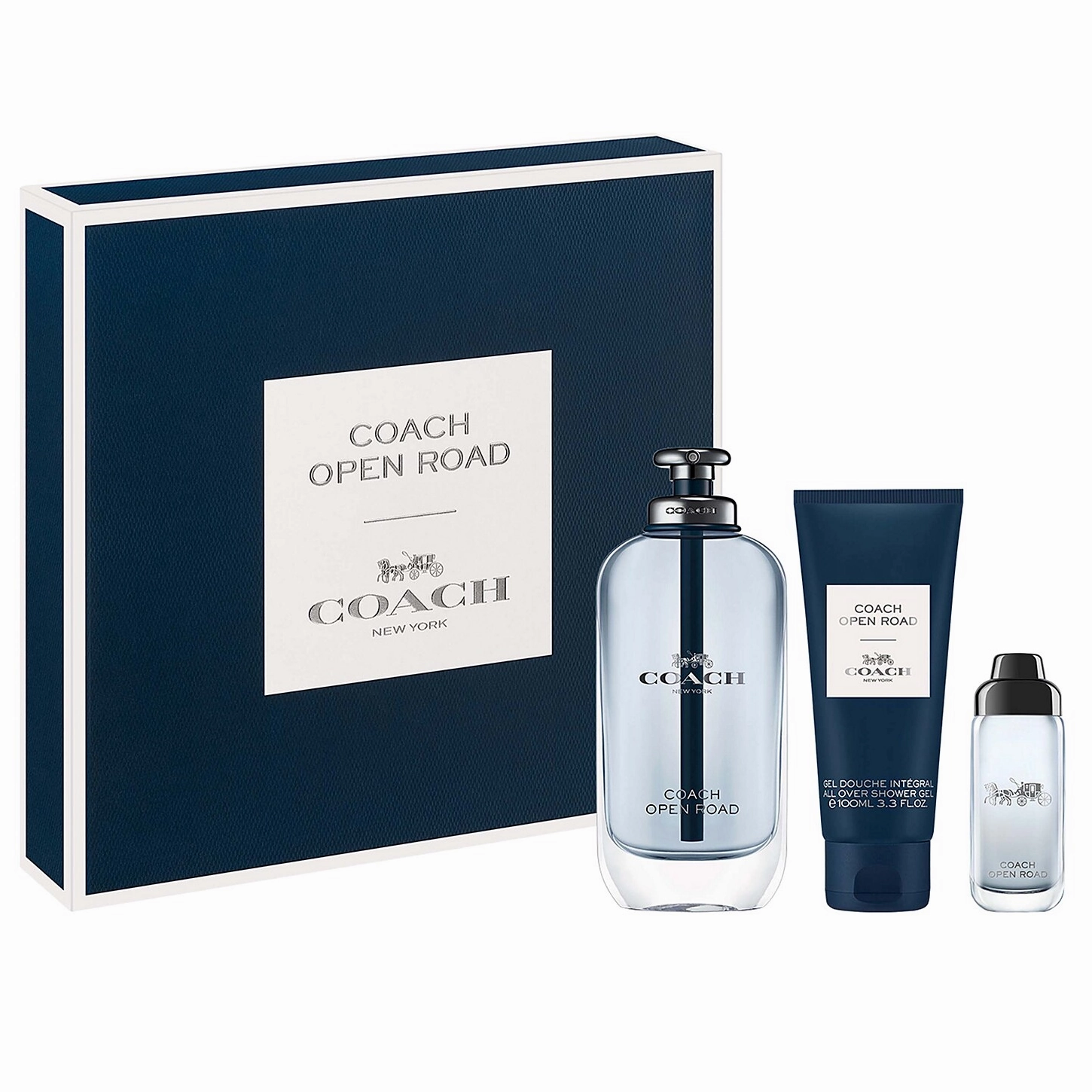 Coach Open Road by Coach 100ml EDT 3 Piece Gift Set