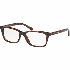 Coach Women's Eyeglasses - Dark Tortoise Frame Fixed Nose Pad | COACH 0HC6136U 5120