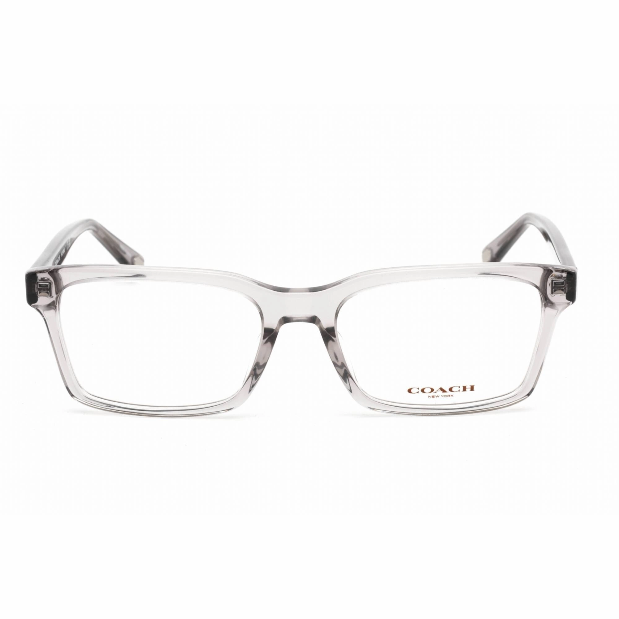 Coach Women's Eyeglasses - Transparent Grey Plastic Rectangular Frame | 0HC6169U 5176