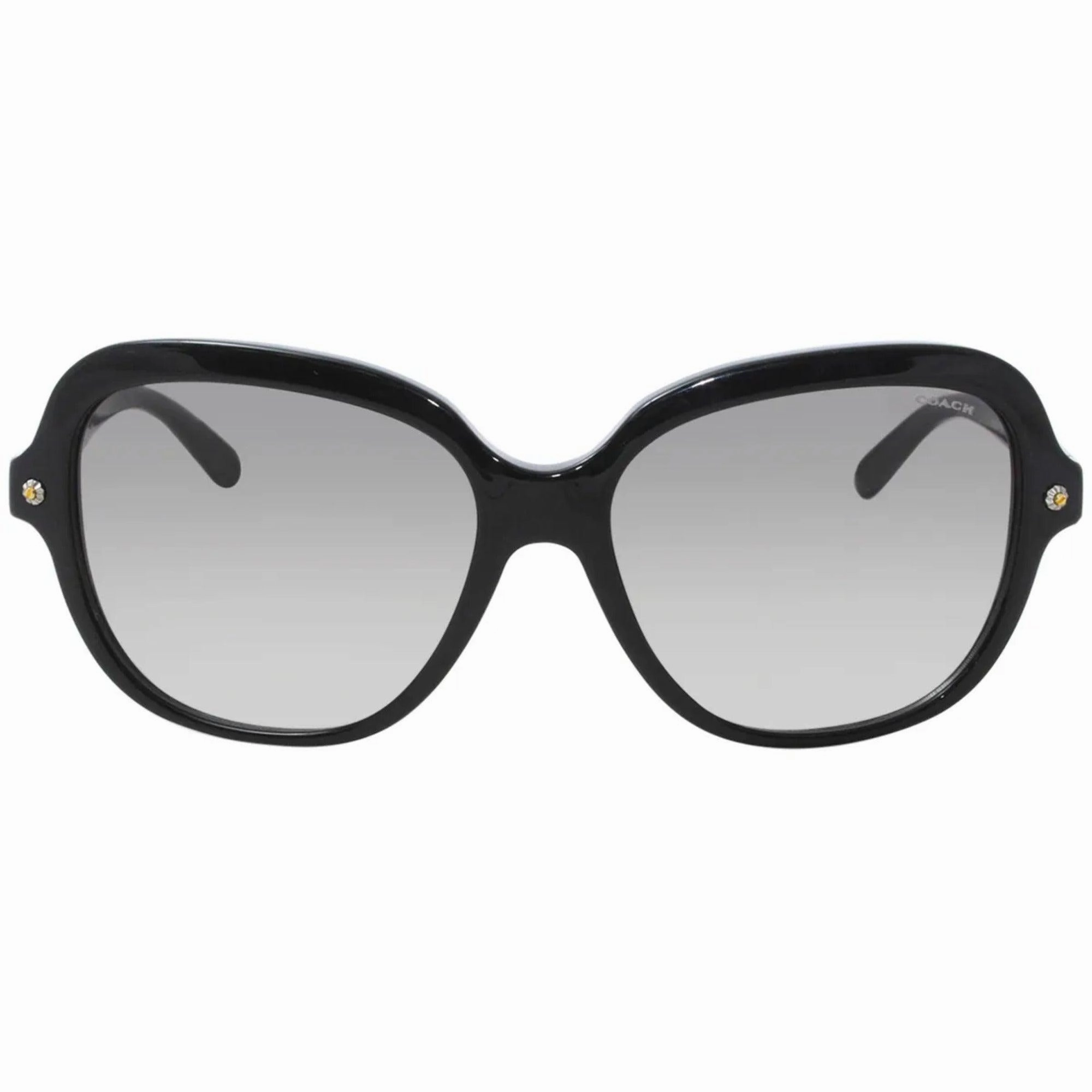 Coach Women's Sunglasses - Black Plastic Frame Grey Shaded Lens | 0HC8192 54201156