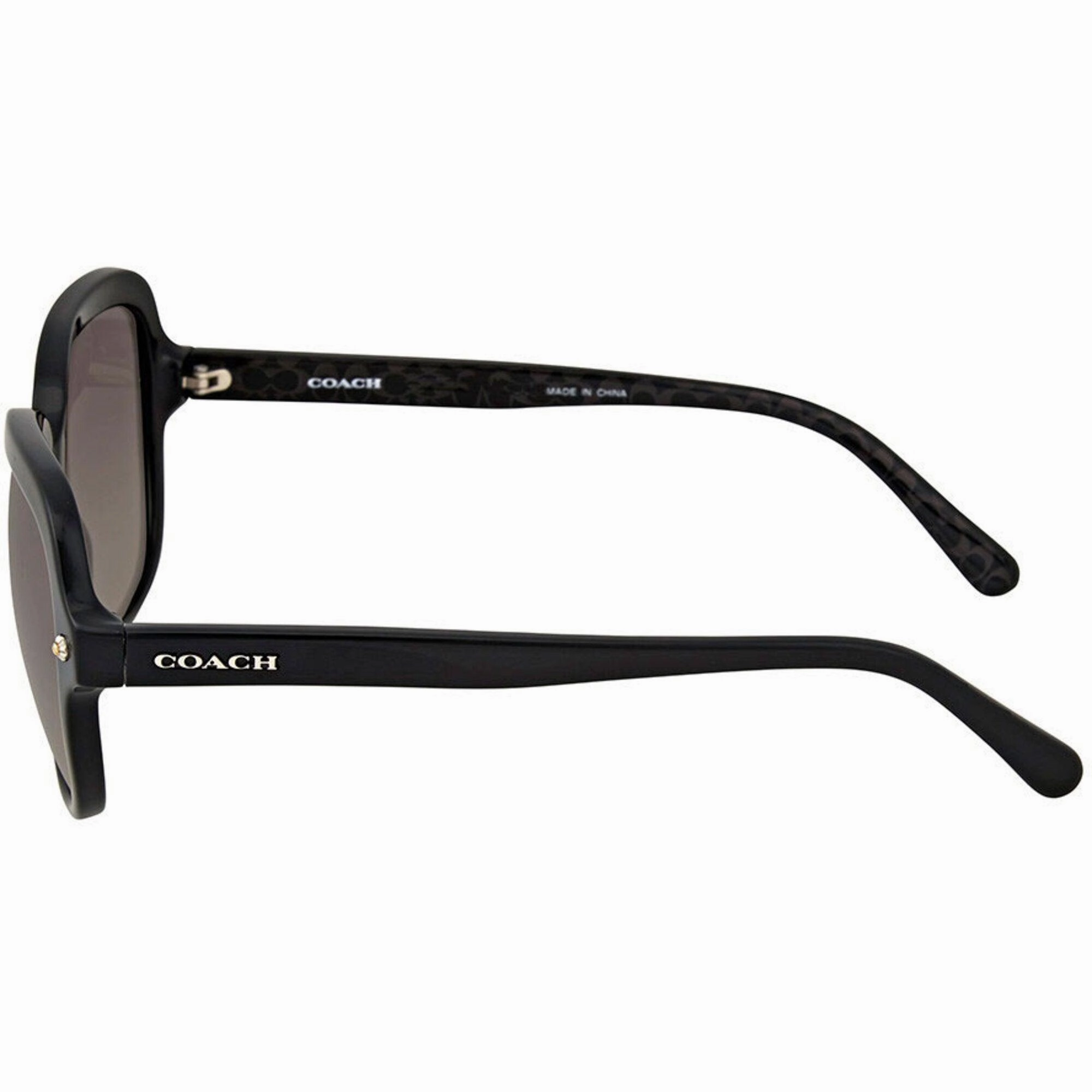 Coach Women's Sunglasses - Black Plastic Frame Grey Shaded Lens | 0HC8192 54201156