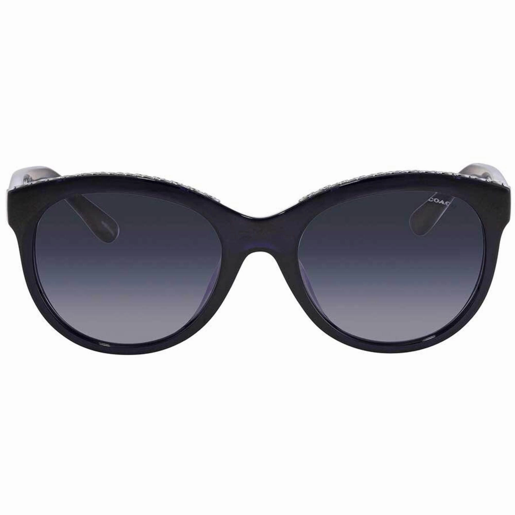 Coach Women's Sunglasses - Blue Grey Gradient Lens Cat Eye Frame | 0HC8297U 54504L52