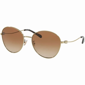 Coach Women's Sunglasses - Brown Gradient Lens Oval Shape Frame | 0HC7097B 90051359