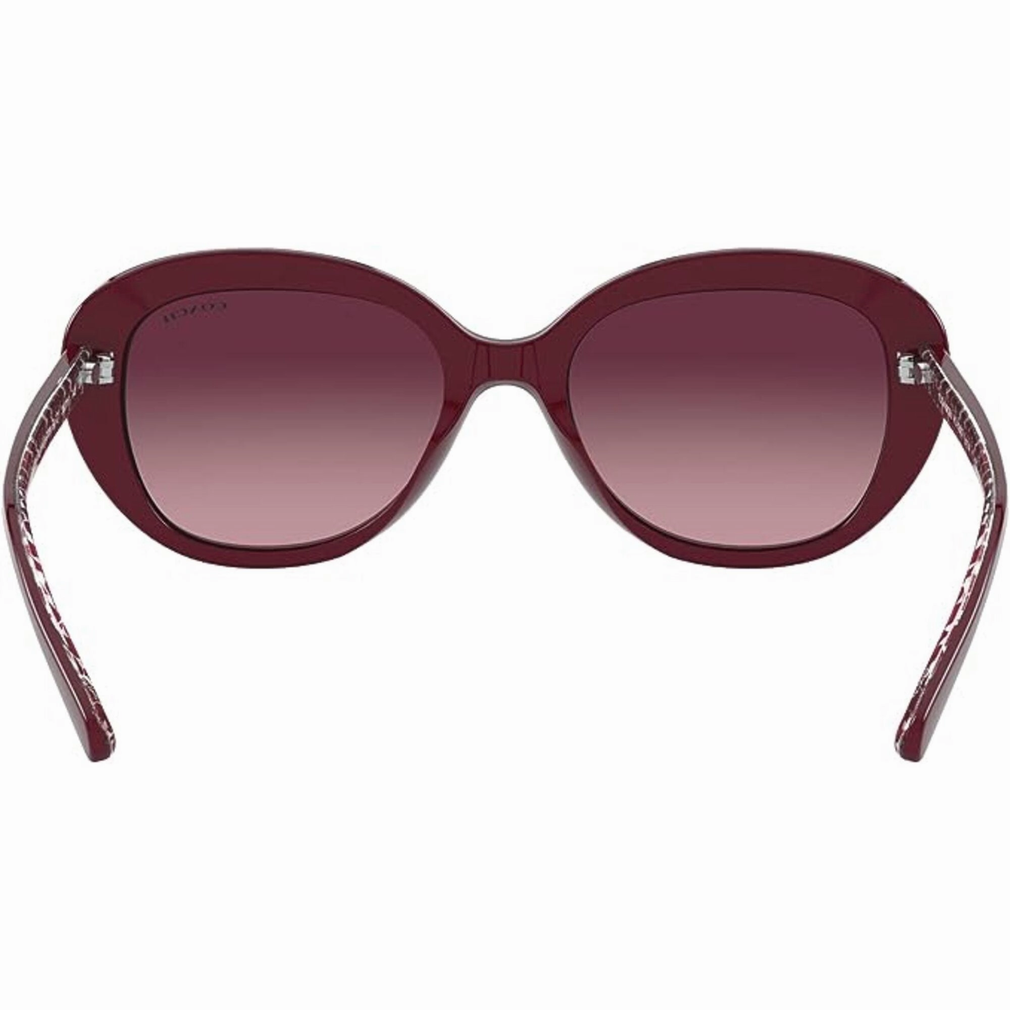Coach Women's Sunglasses - Burgundy Gradient Lens Butterfly Frame | 0HC8289F 55848H55