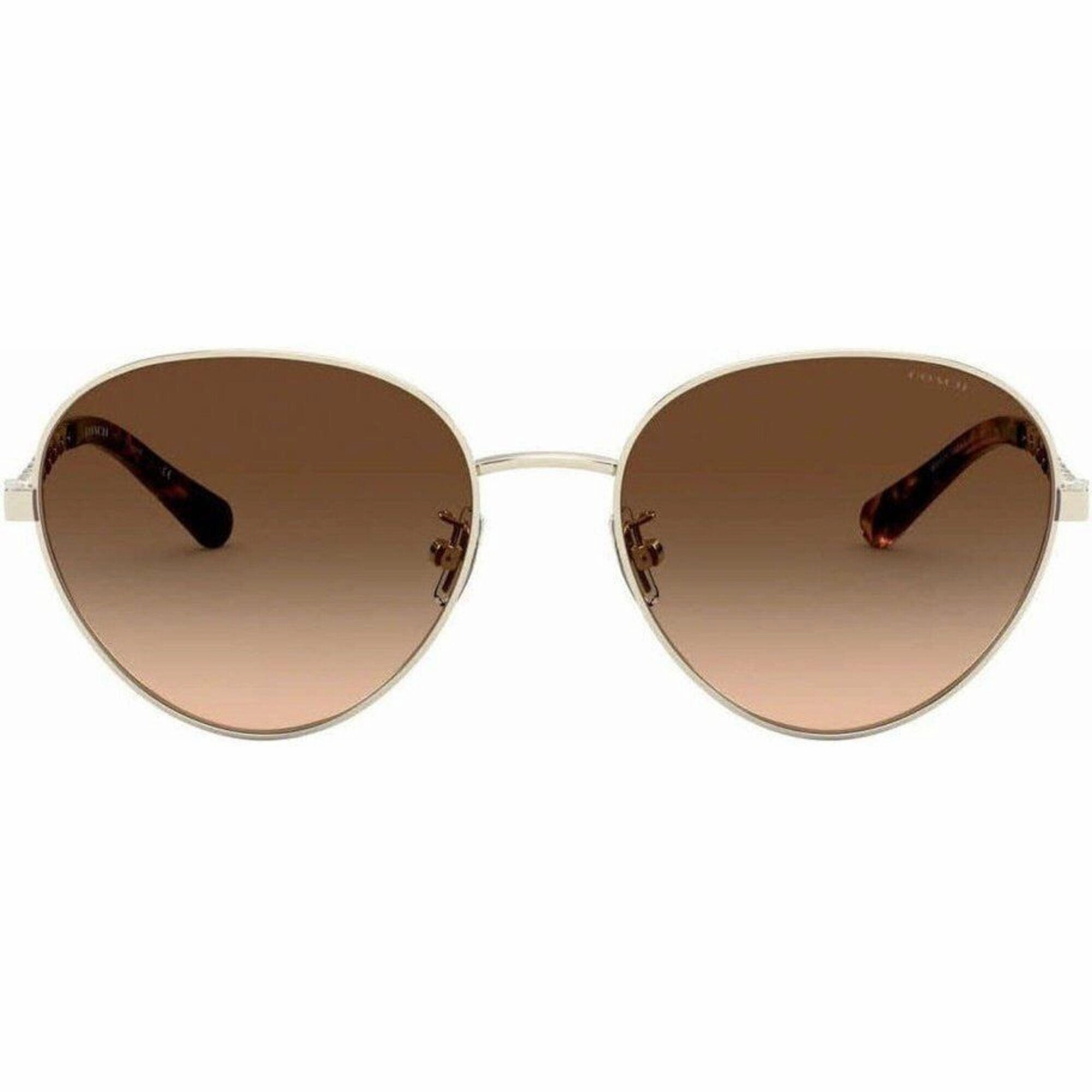 Coach Women's Sunglasses - Dark Brown Gradient Lens Oval Frame | 0HC7114 900574