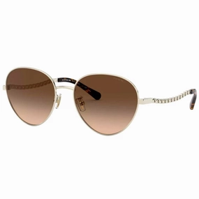 Coach Women's Sunglasses - Dark Brown Gradient Lens Oval Frame | 0HC7114 900574