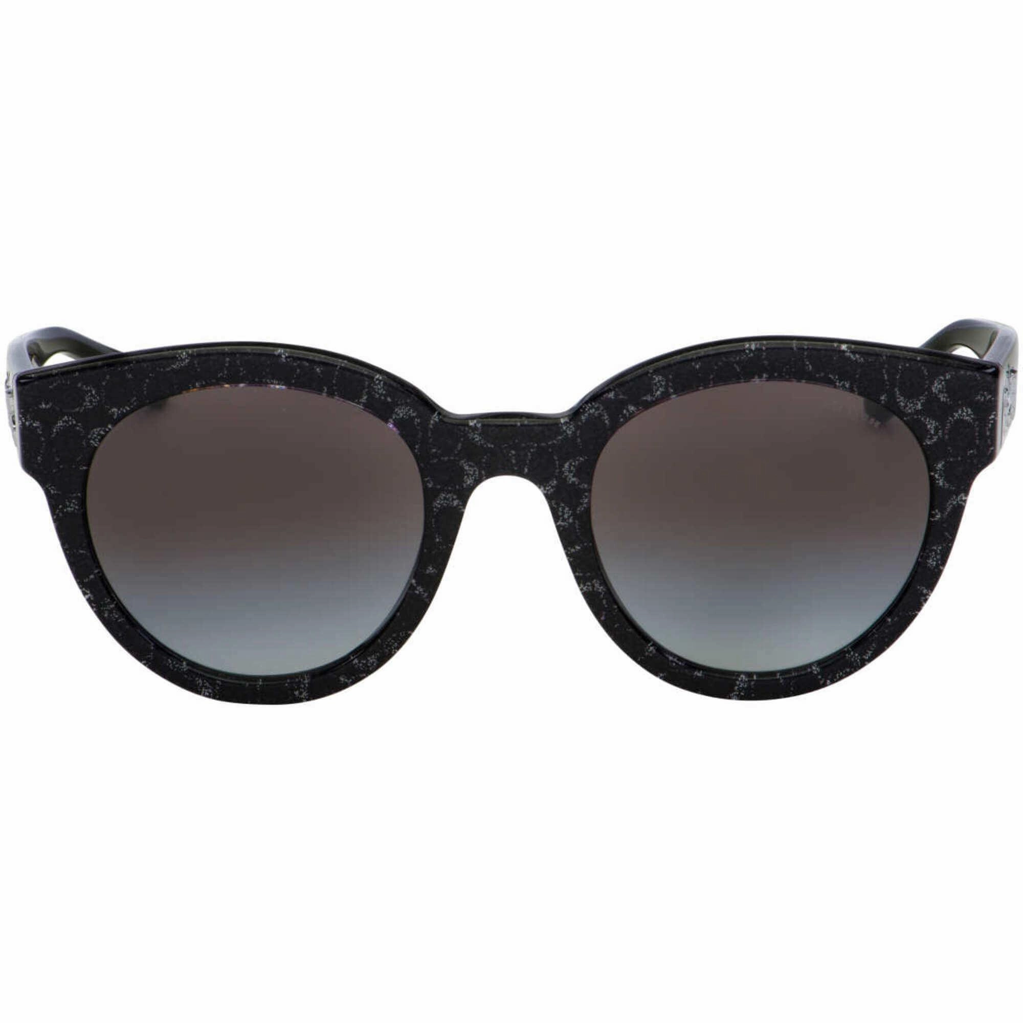 Coach Women's Sunglasses - Dark Grey Gradient Lens Round Frame | 0HC8265 55728G51