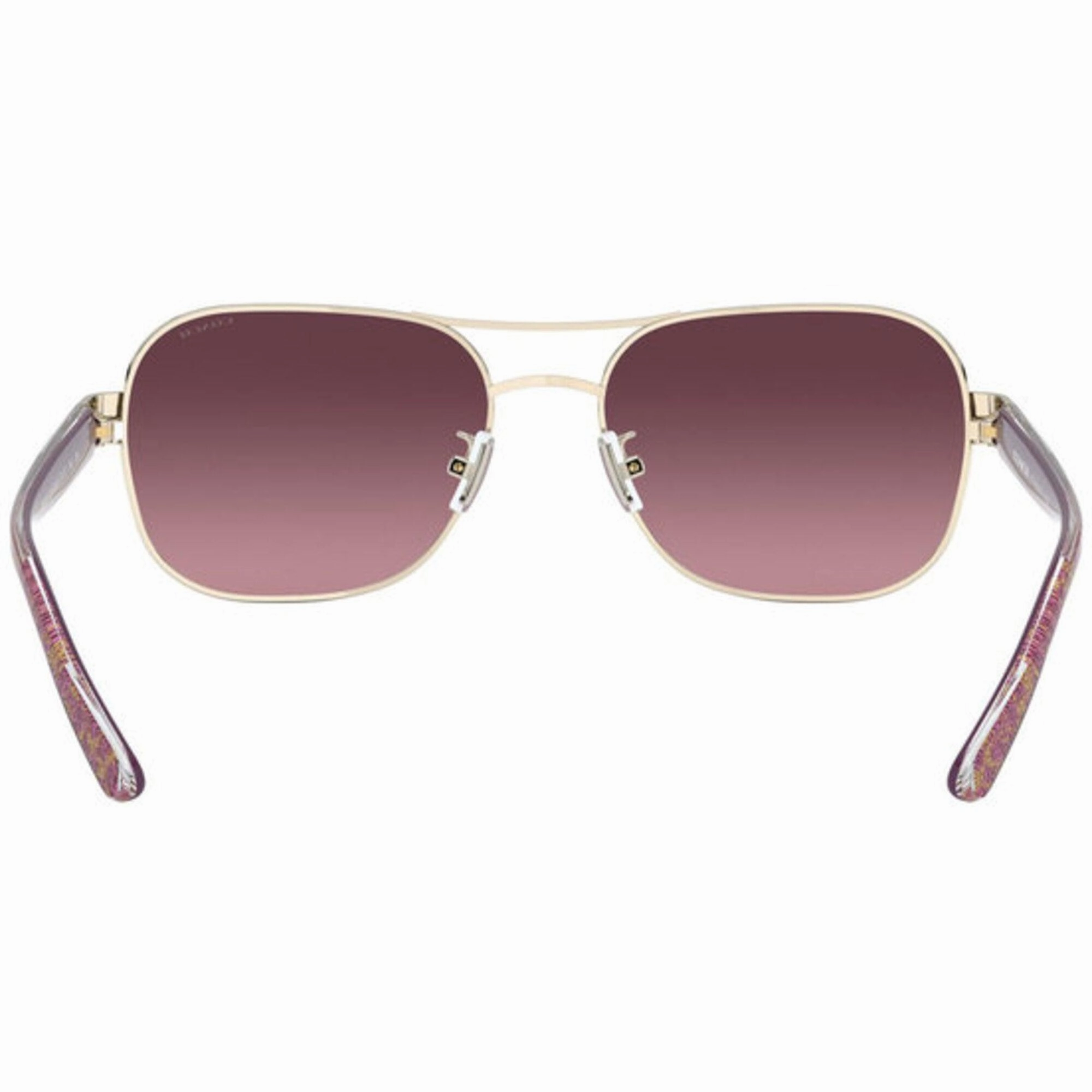 Coach Women's Sunglasses - Full Rim Light Gold/Purple Metal Frame | 0HC7116 90056F57