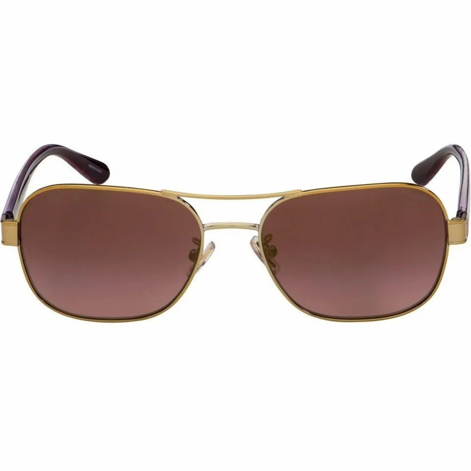 Coach Women's Sunglasses - Full Rim Light Gold/Purple Metal Frame | 0HC7116 90056F57