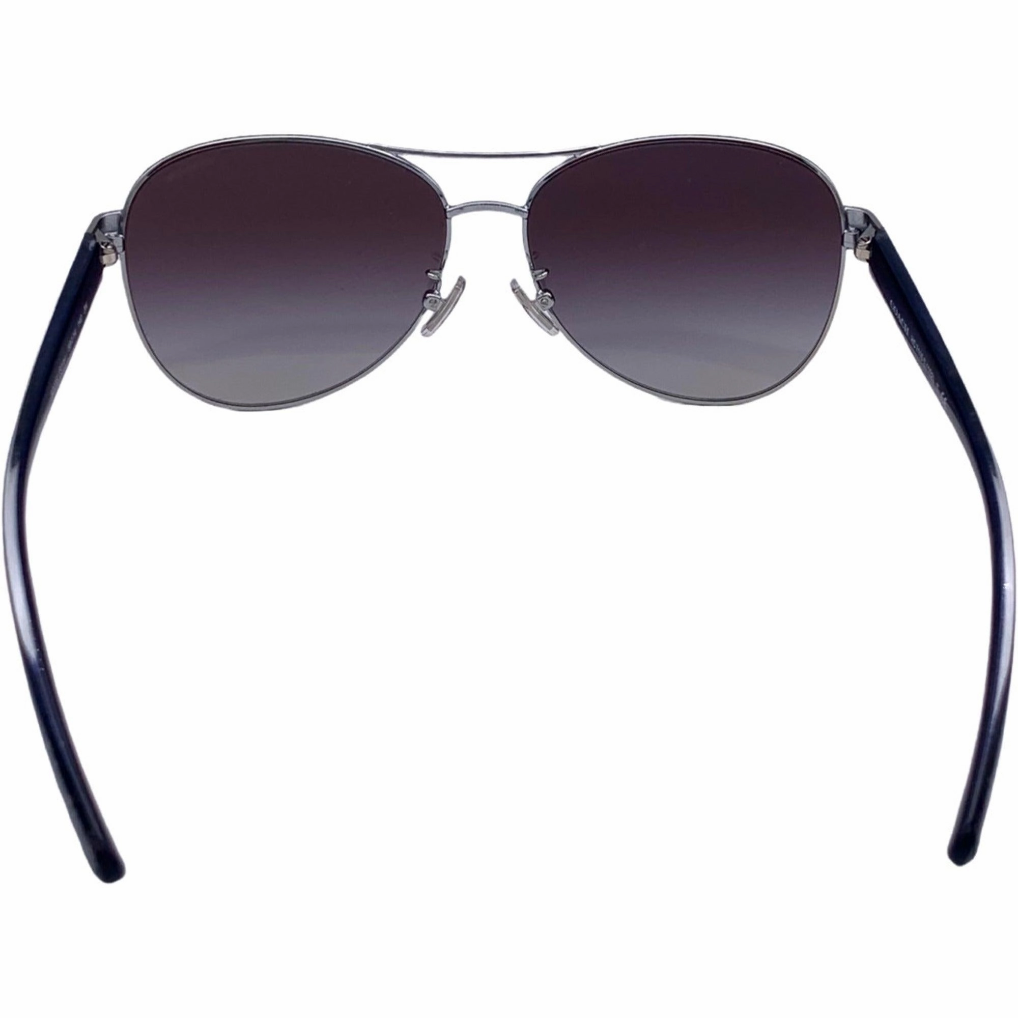 Coach Women's Sunglasses - Full Rim Silver/Dark Blue Metal Frame | 0HC7115 90016I59