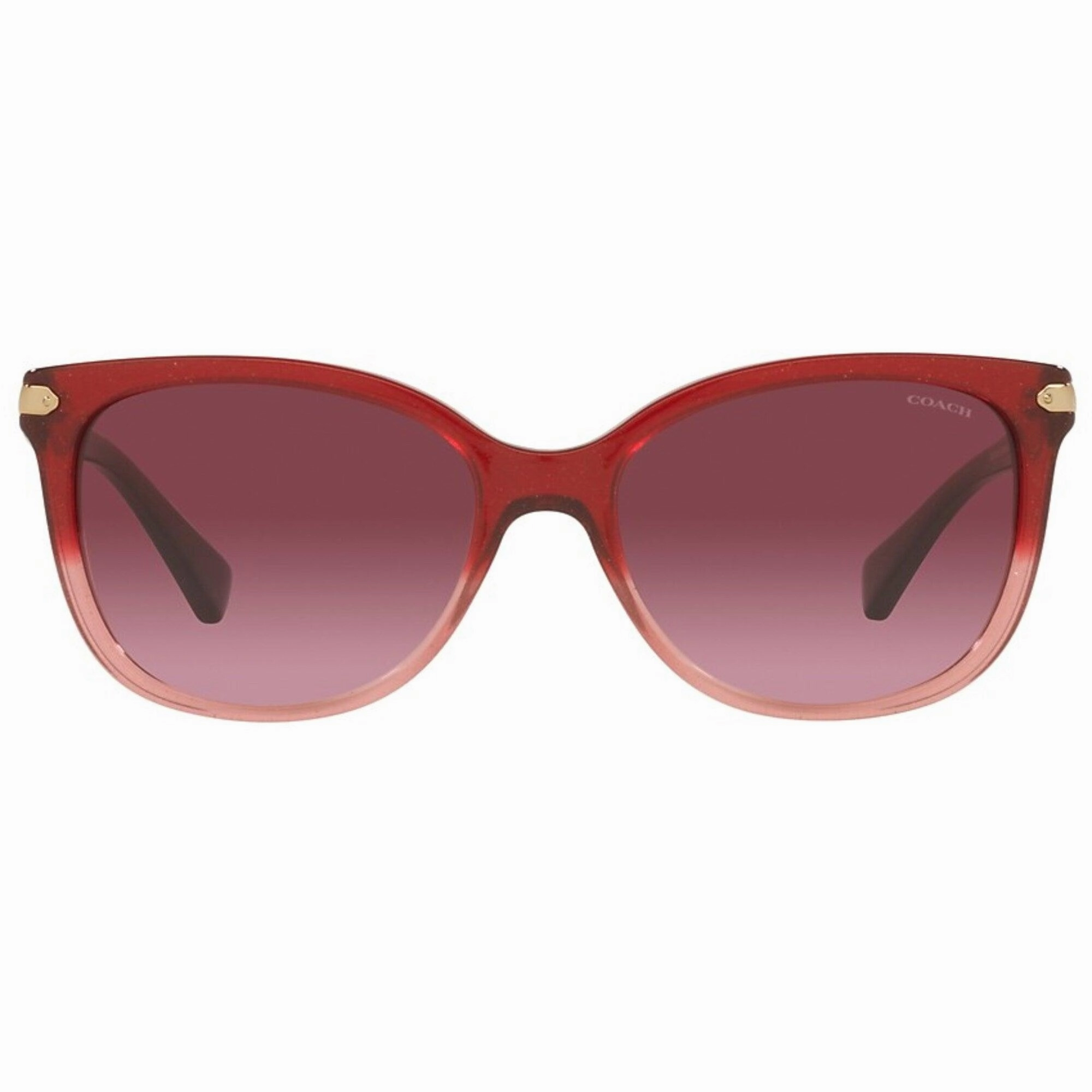 Coach Women's Sunglasses - Shimmer Burgundy/Pink Gradient Frame | 0HC8132 55518H57