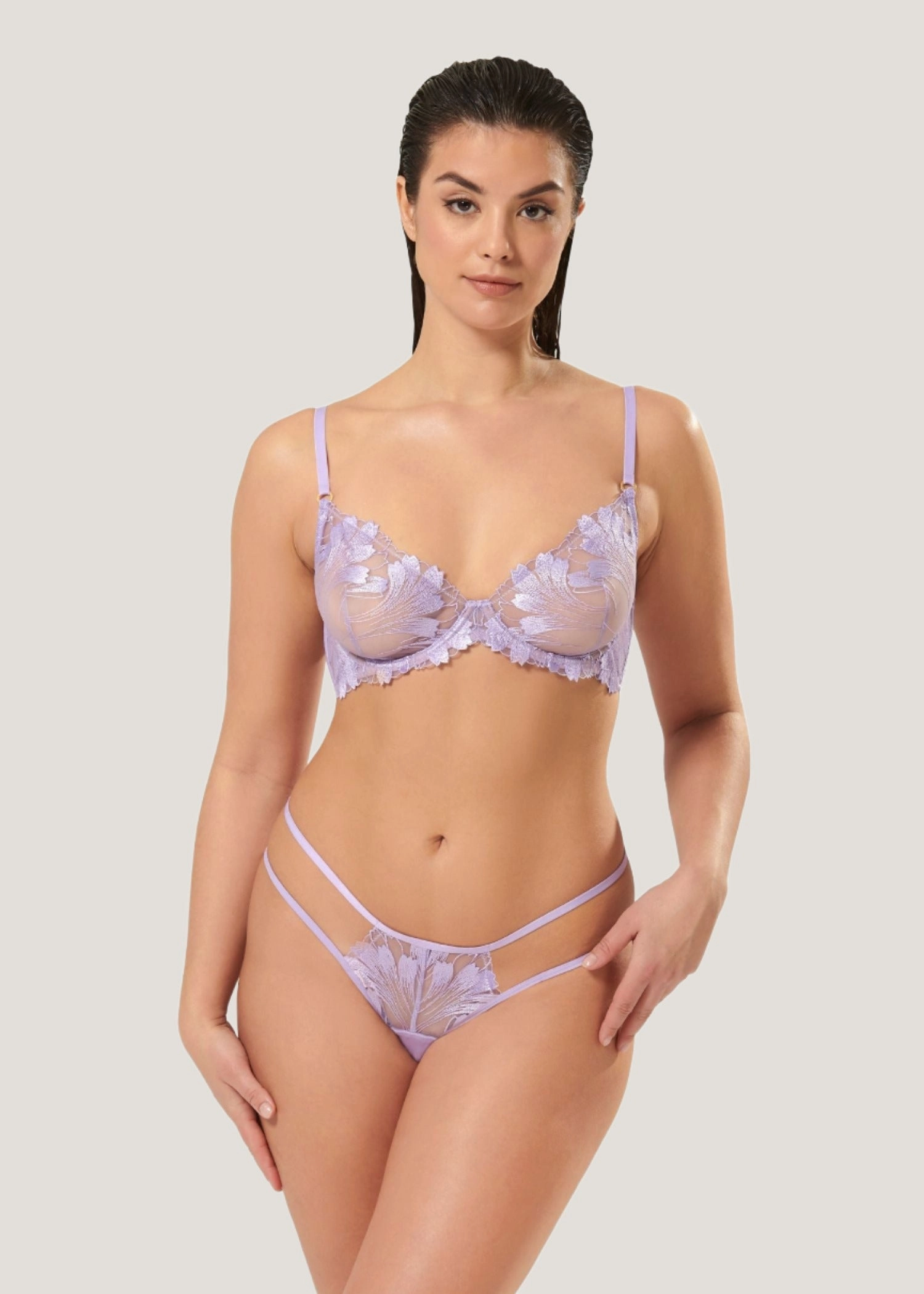 Colette Wired Bra (Purple Rose)