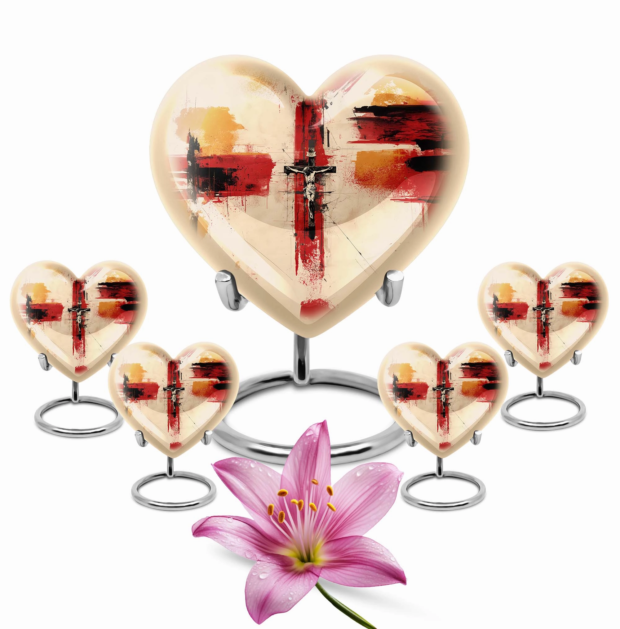 Contemporary Jesus Urn: Artistic Large Memorial Urn