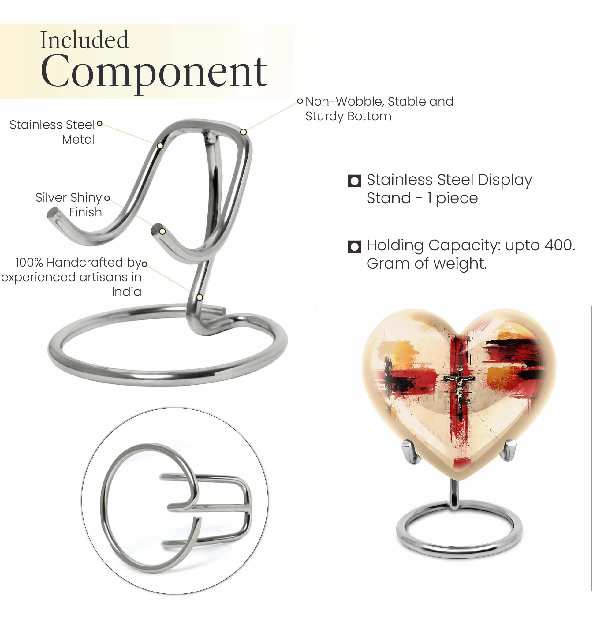 Contemporary Jesus Urn: Artistic Large Memorial Urn