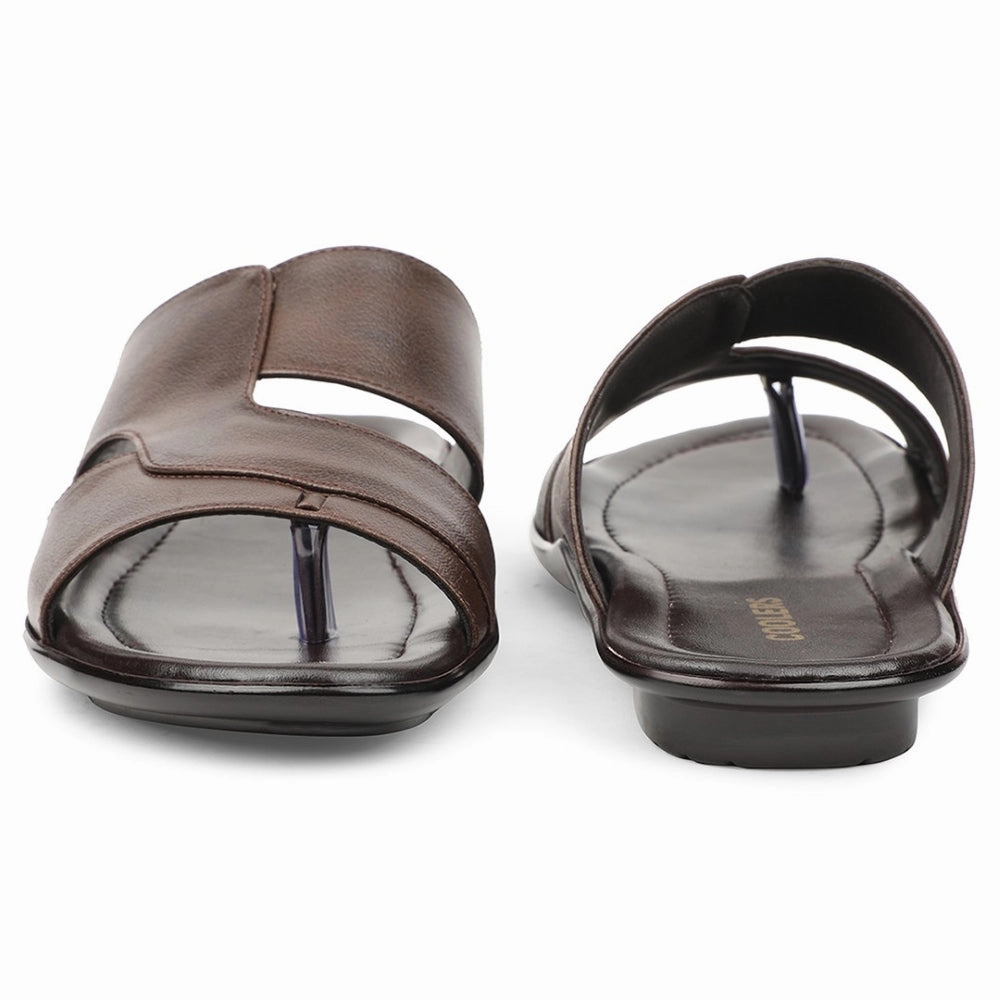 Coolers Brown Casual Slipper For Men COOL99-703 By Liberty