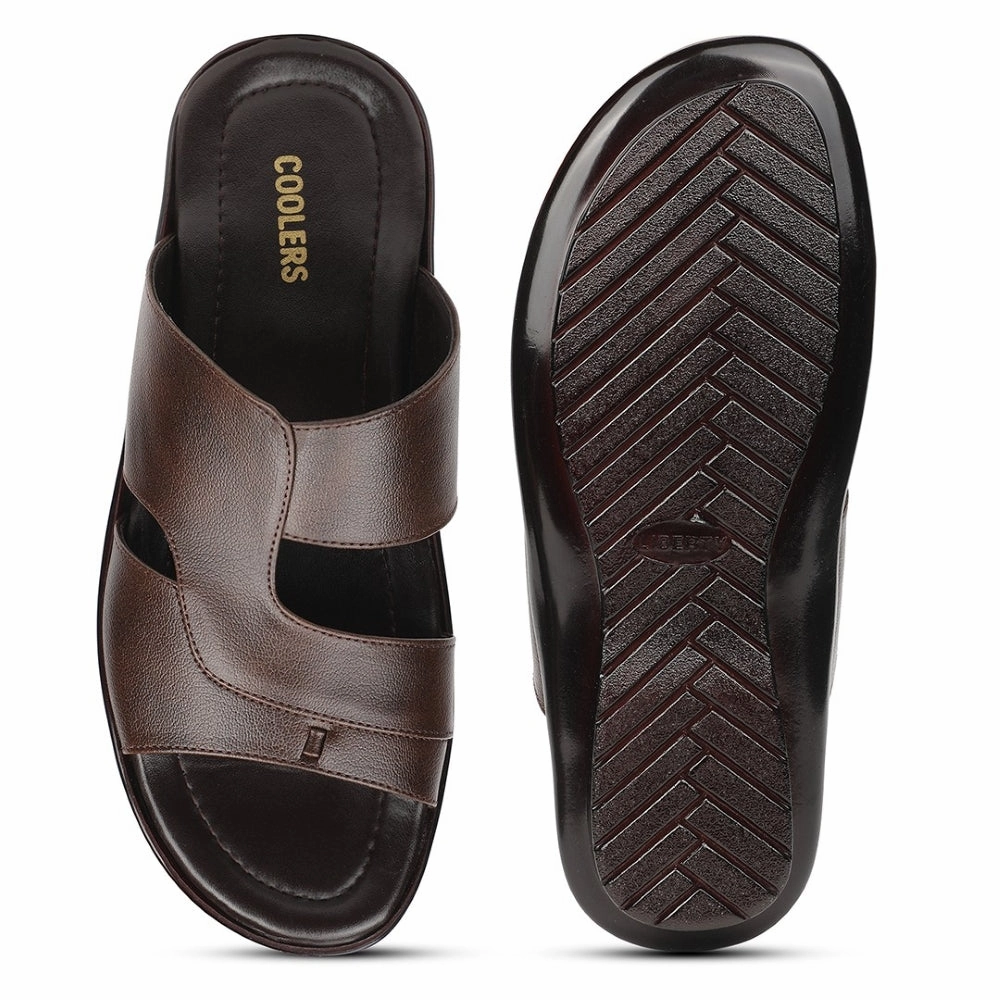 Coolers Brown Casual Slipper For Men COOL99-703 By Liberty