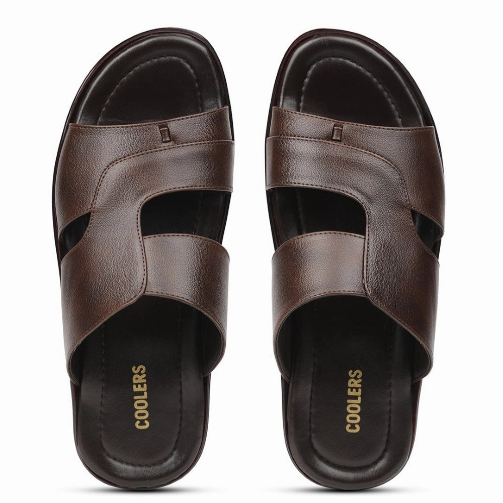 Coolers Brown Casual Slipper For Men COOL99-703 By Liberty