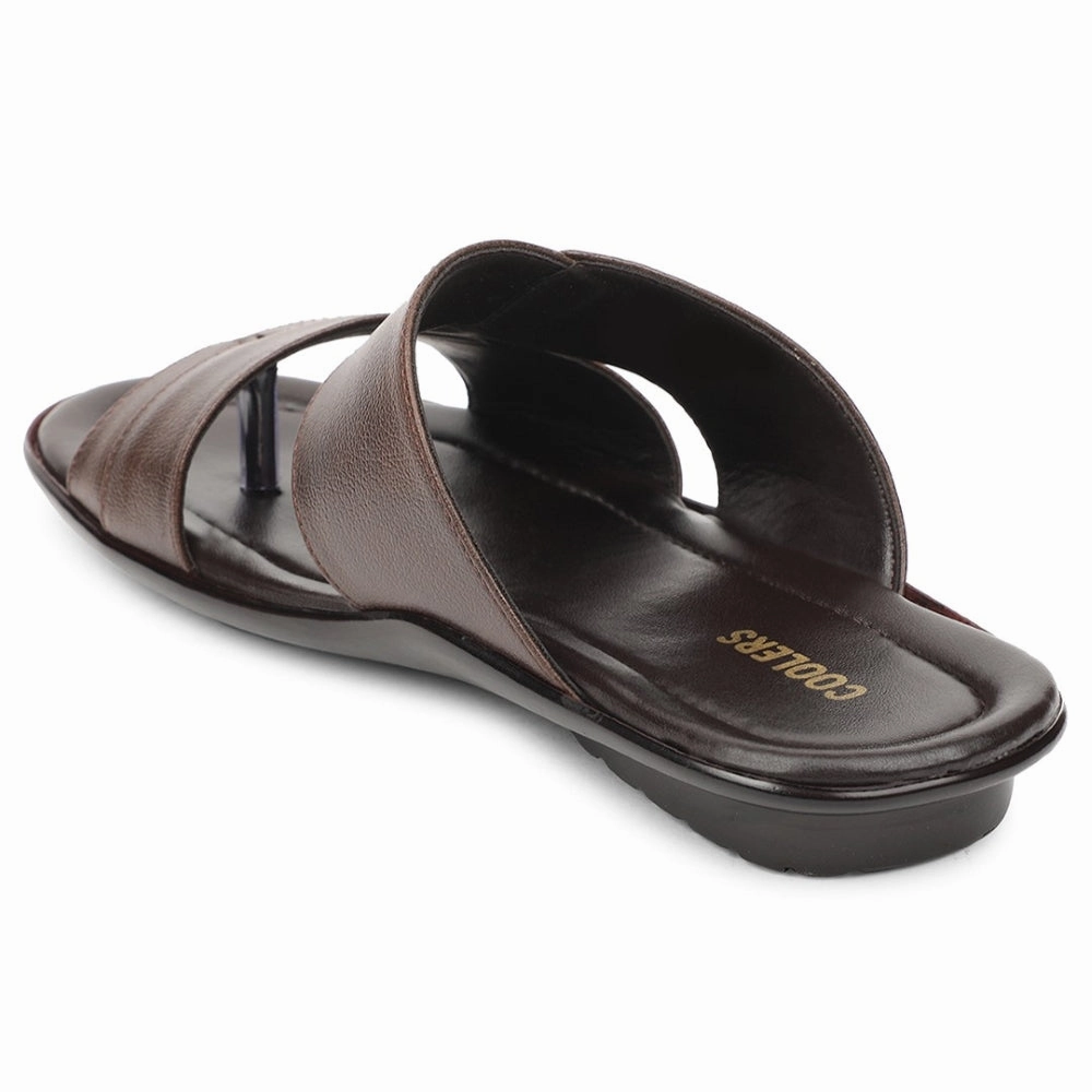 Coolers Brown Casual Slipper For Men COOL99-703 By Liberty