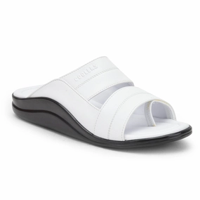Coolers White Casual Slippers For Men 7193-60 By Liberty