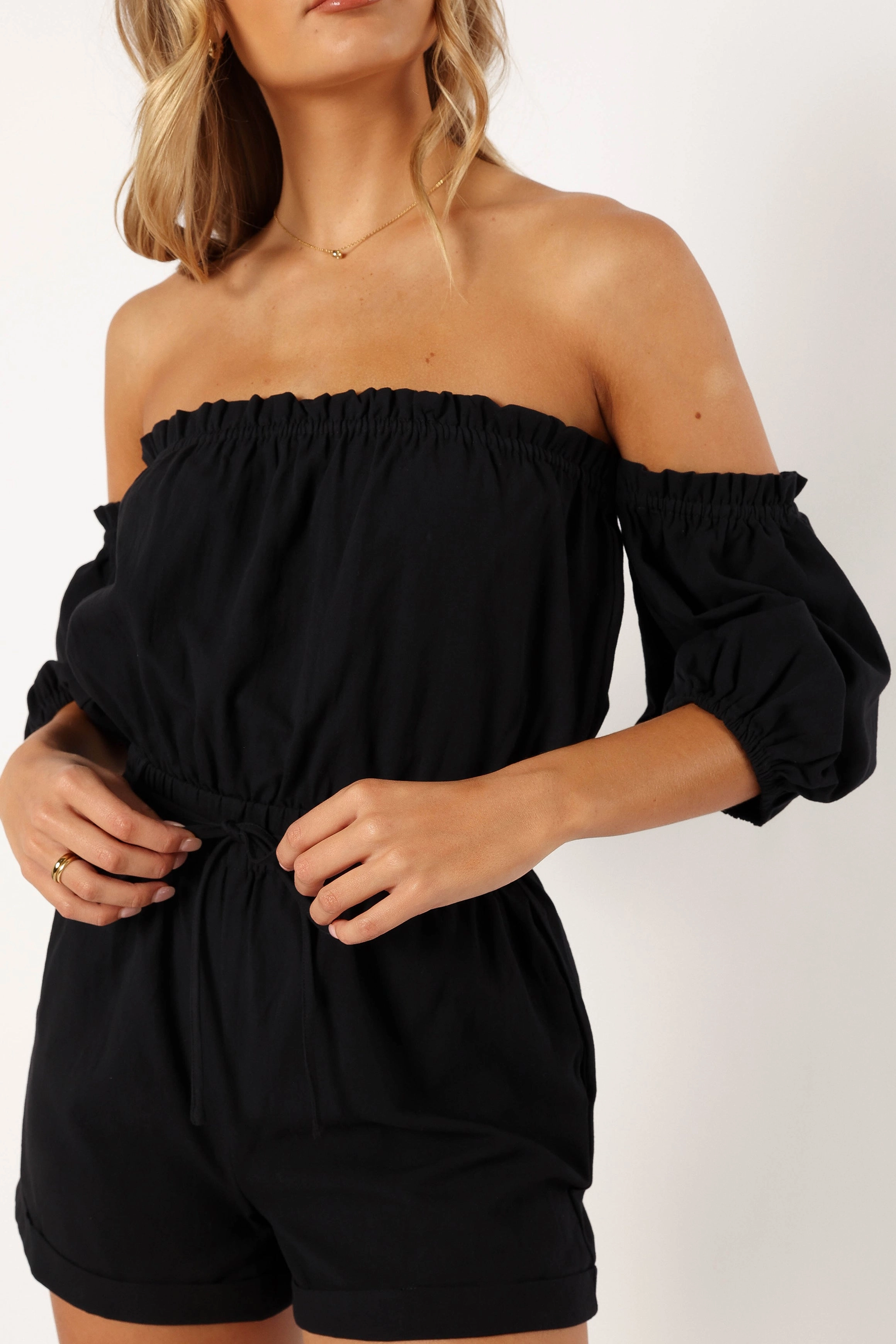 Daniella Playsuit - Black