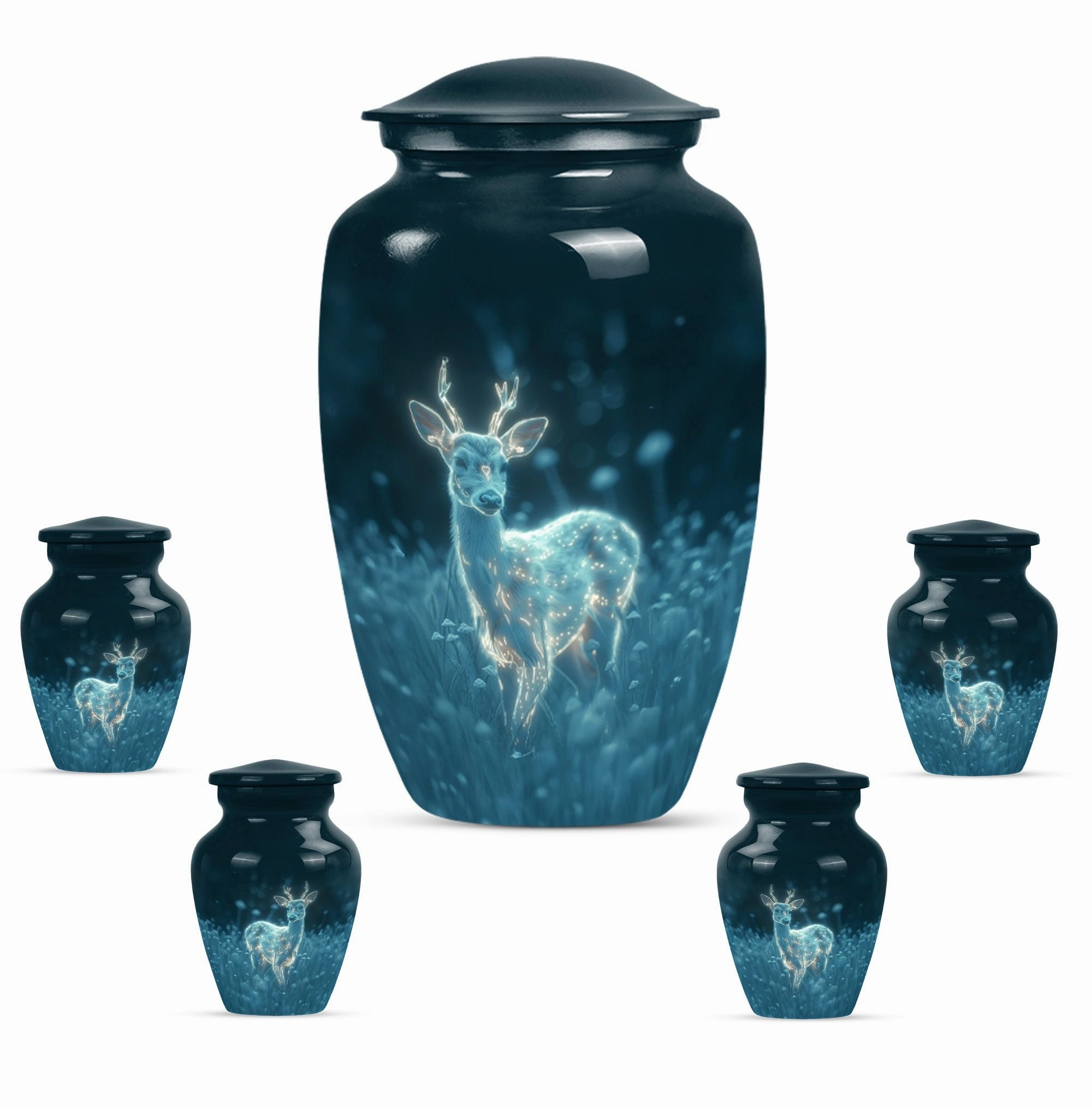 Deer Cremation Urn - Comforting Shelter for Cremated Ashes