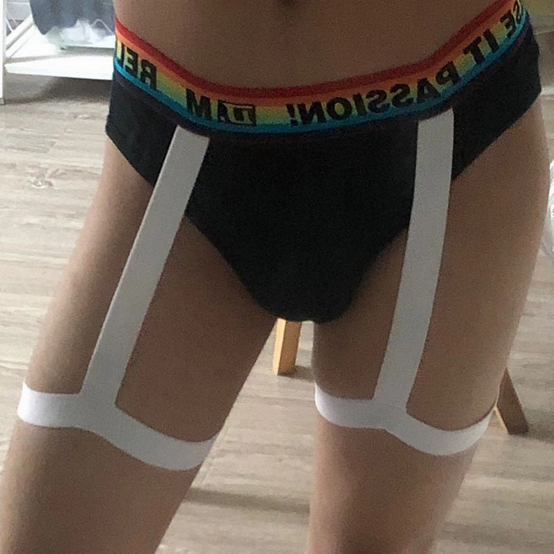 DM Rainbow Passion Garter Briefs