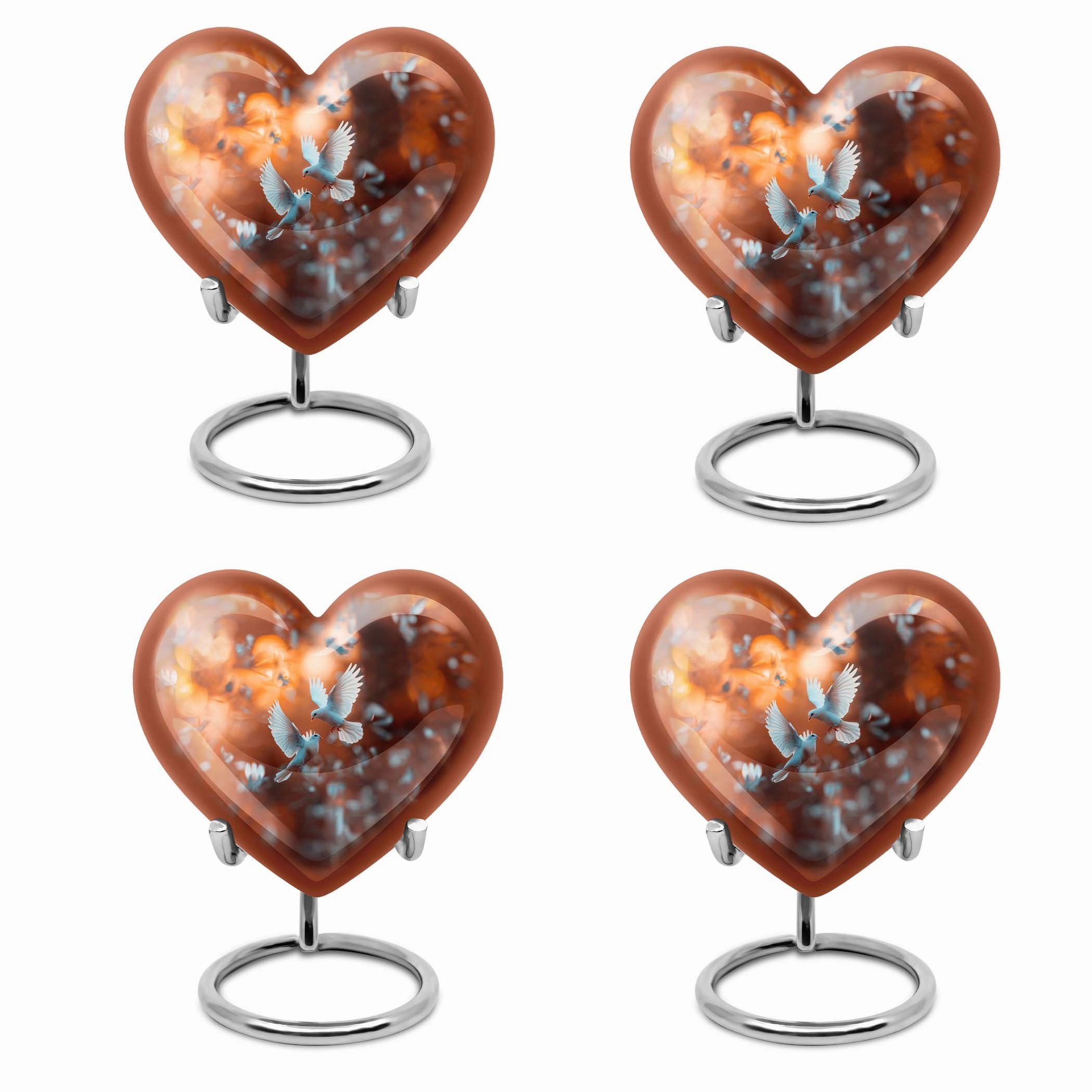 Dove Urn - Cherished Dad Cremation Memorial urn for Remembrance