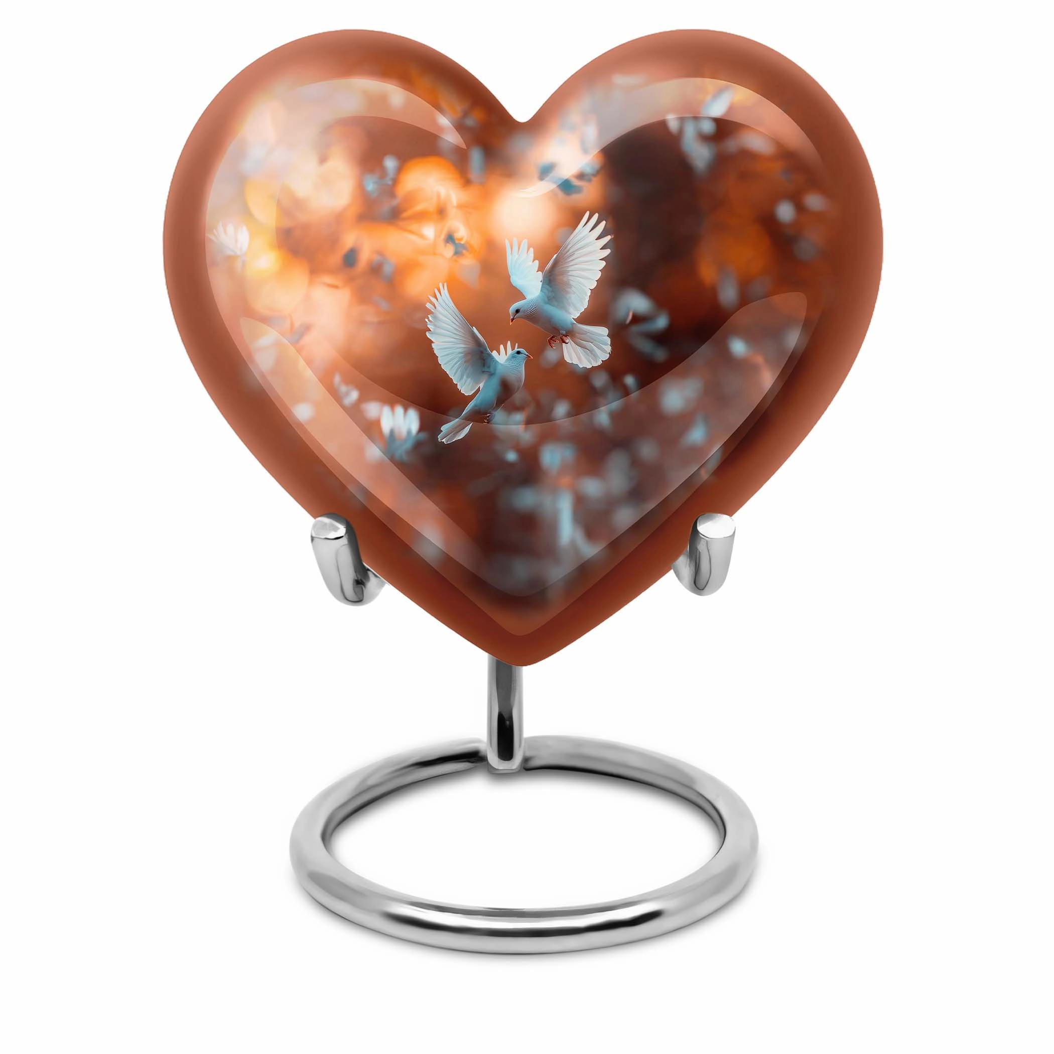 Dove Urn - Cherished Dad Cremation Memorial urn for Remembrance