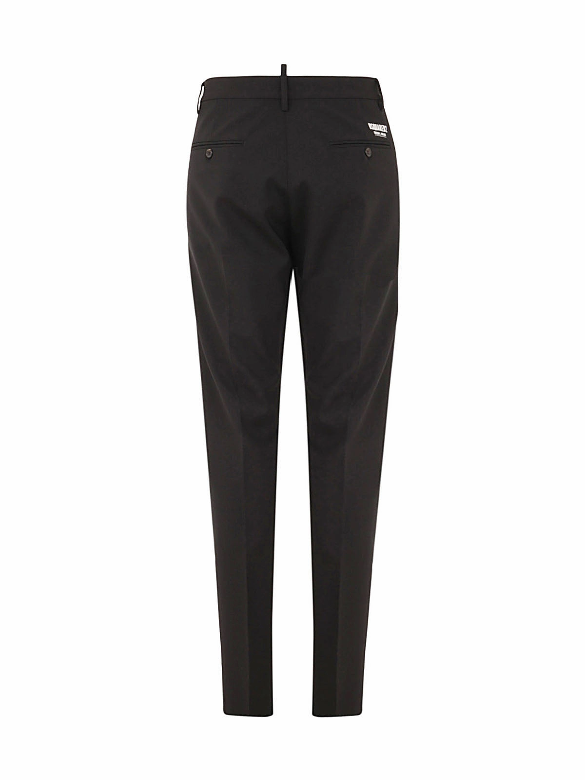 Dsquared2 Logo Patch Slim-Cut Cropped Pants