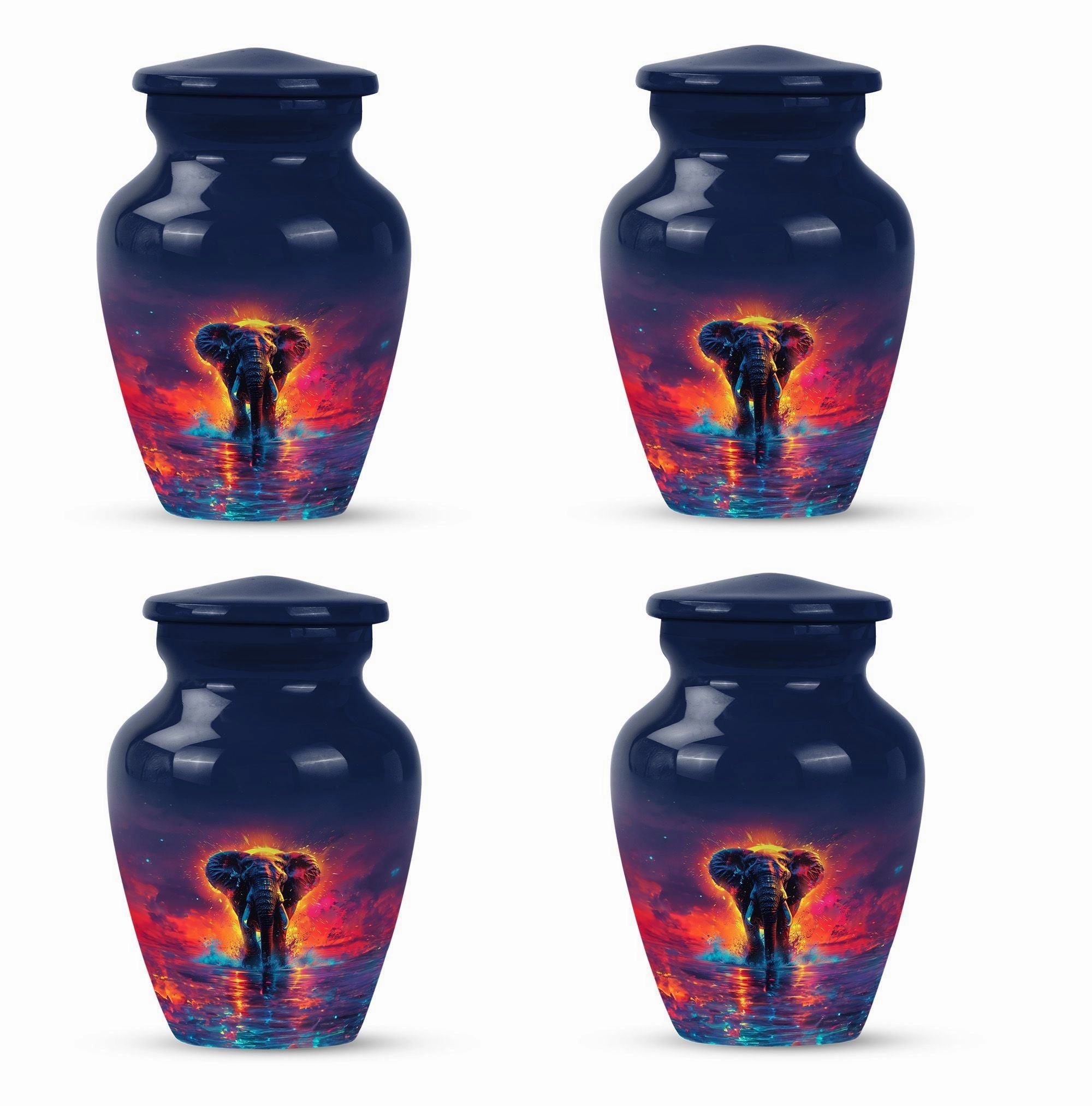 Elephant Commemorative Cremation Urn for Male