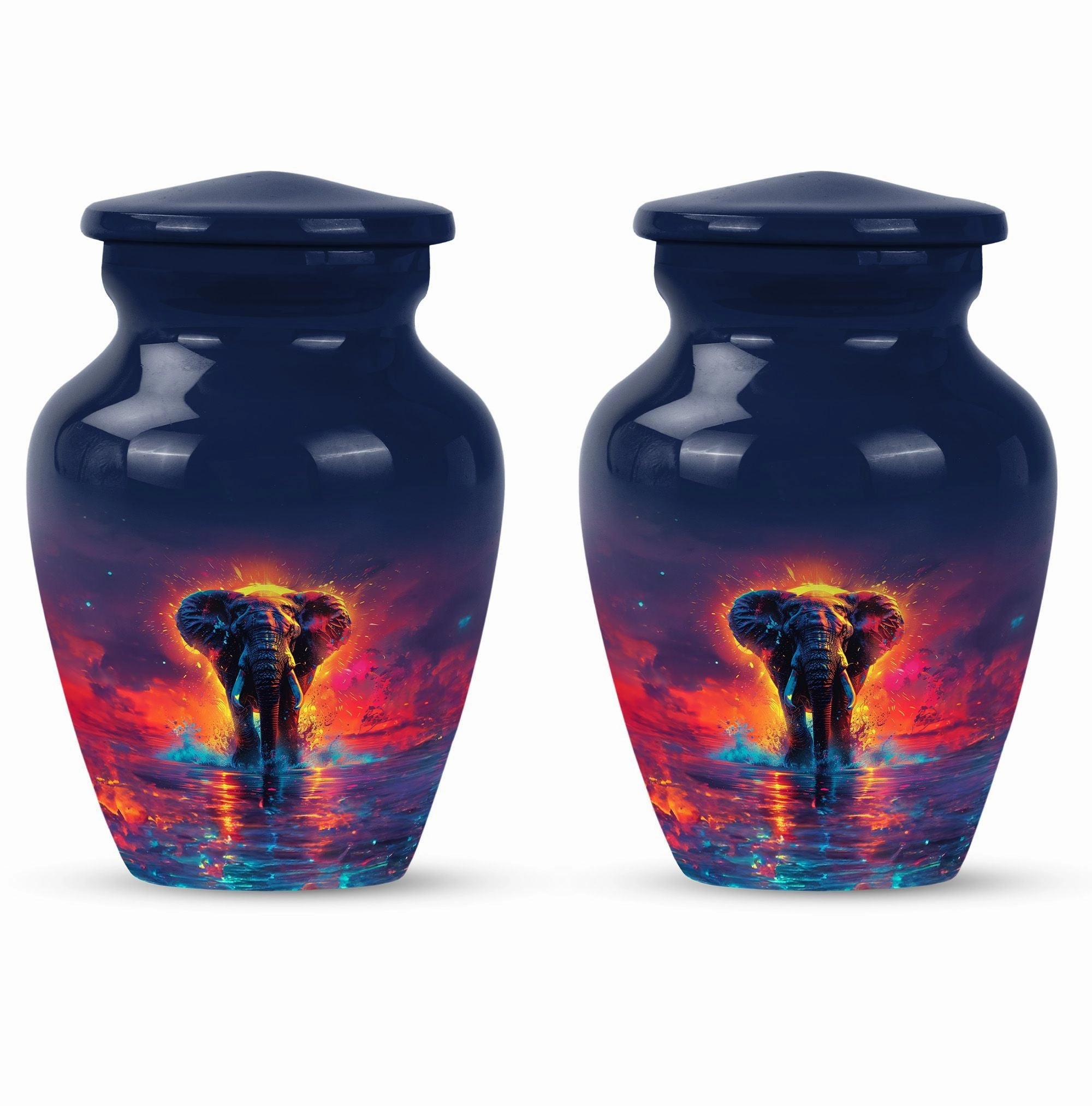 Elephant Commemorative Cremation Urn for Male