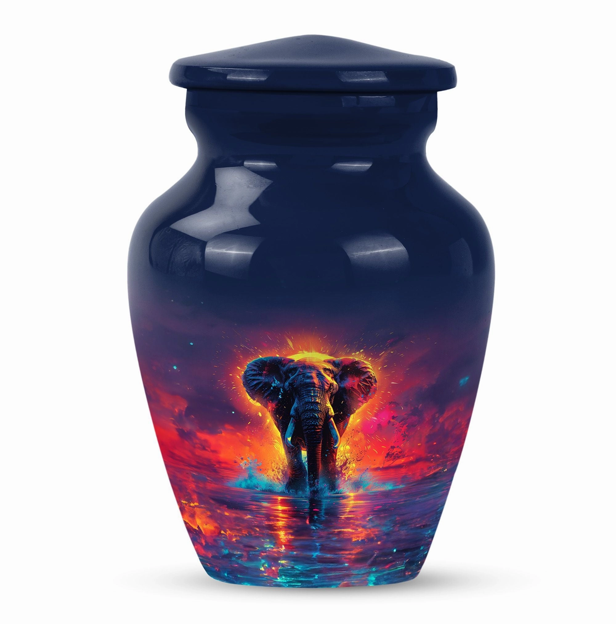Elephant Commemorative Cremation Urn for Male