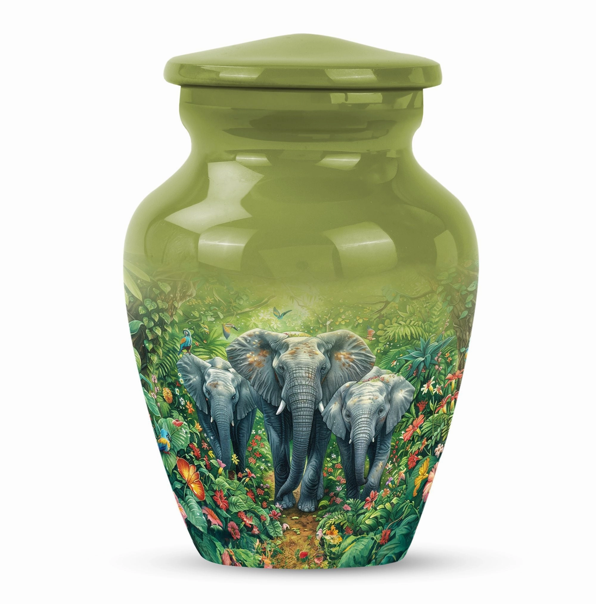 Elephant Keepsake: Tribute Cremation Urn for an Unforgettable Dad