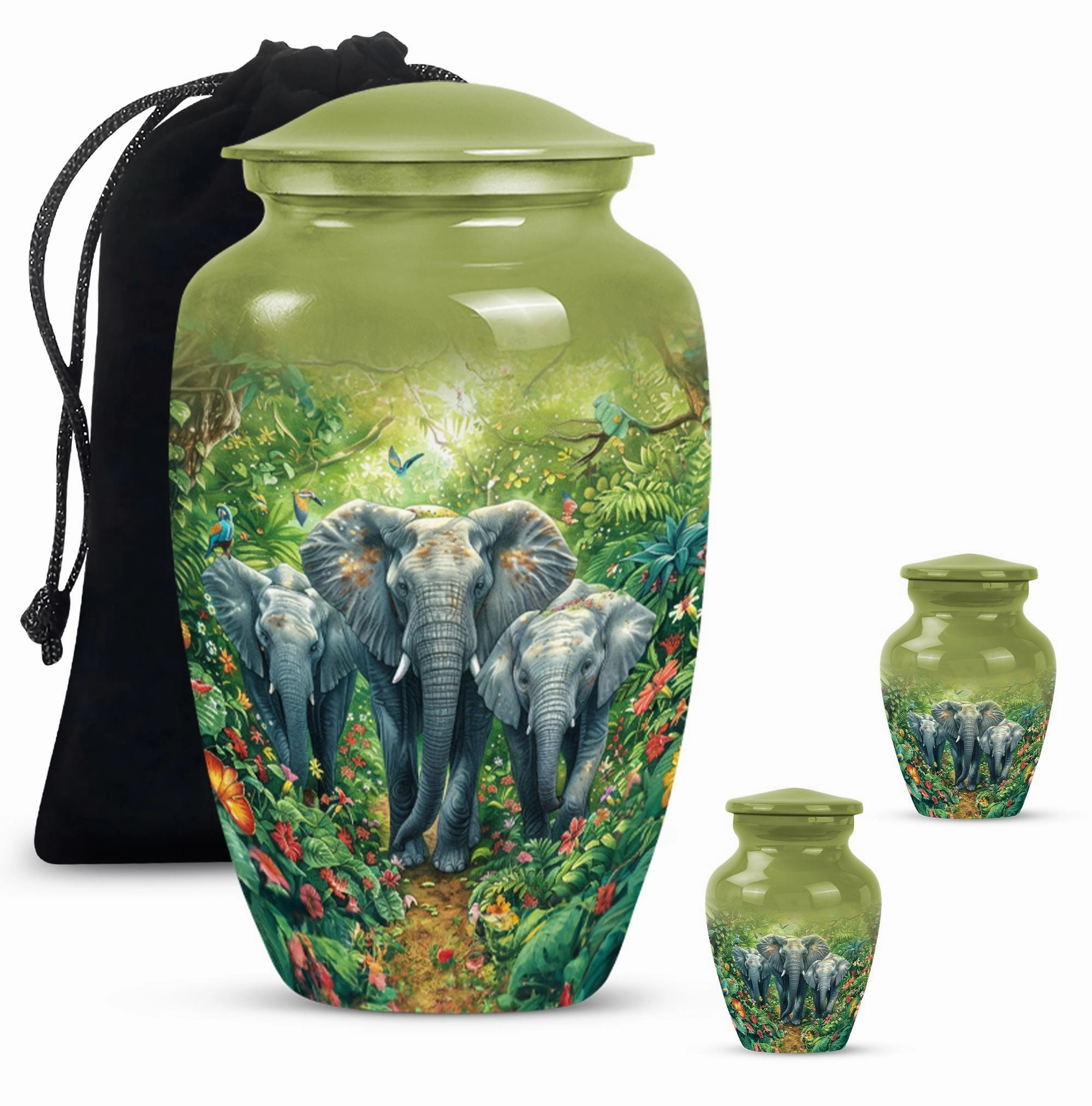 Elephant Keepsake: Tribute Cremation Urn for an Unforgettable Dad