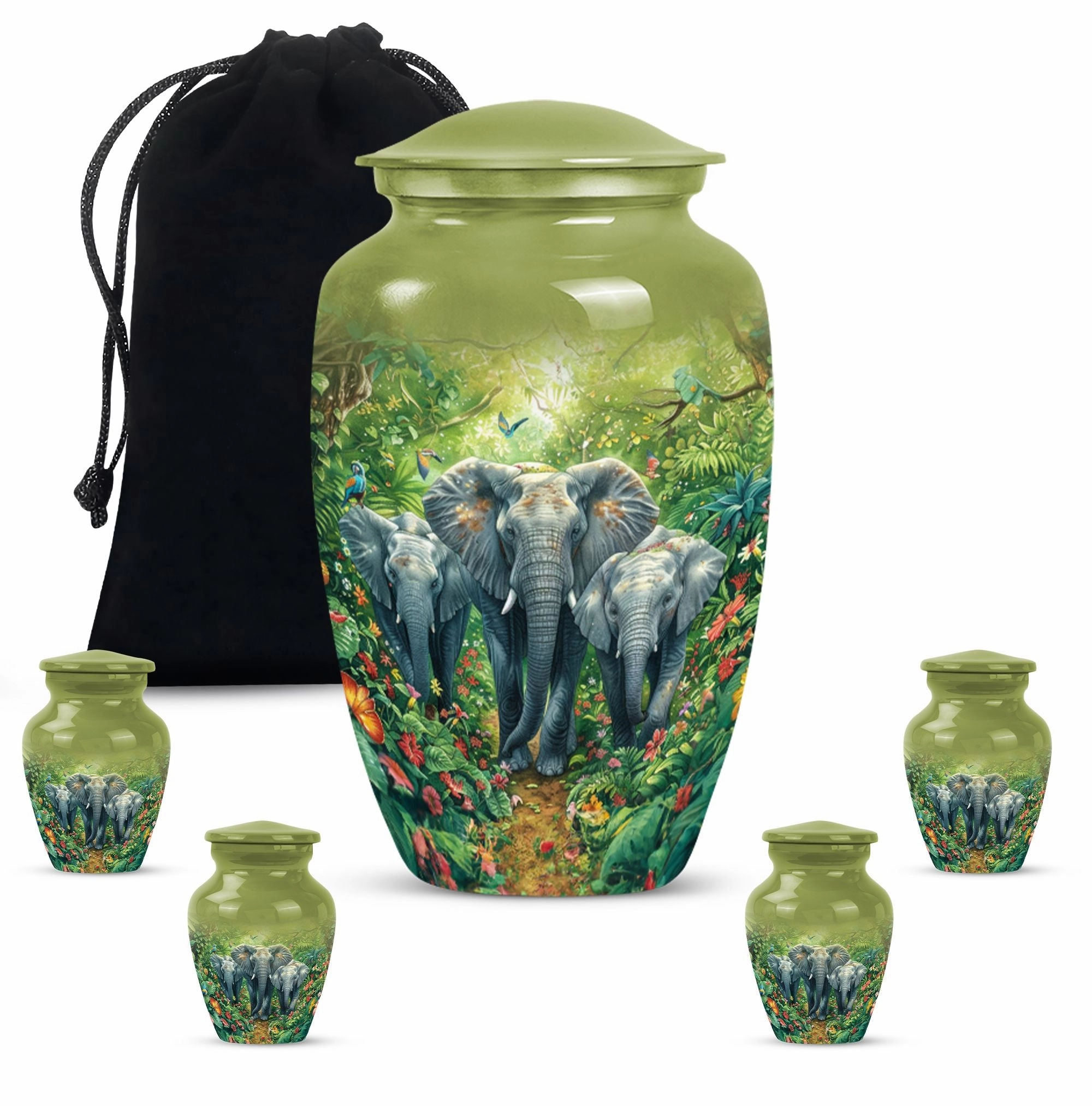 Elephant Keepsake: Tribute Cremation Urn for an Unforgettable Dad