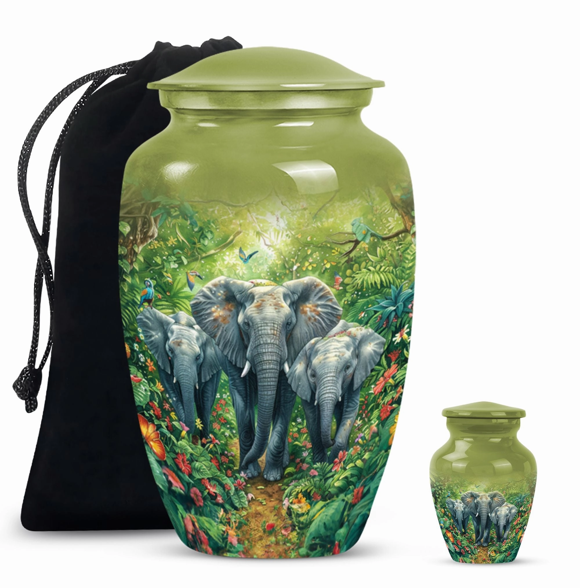 Elephant Keepsake: Tribute Cremation Urn for an Unforgettable Dad