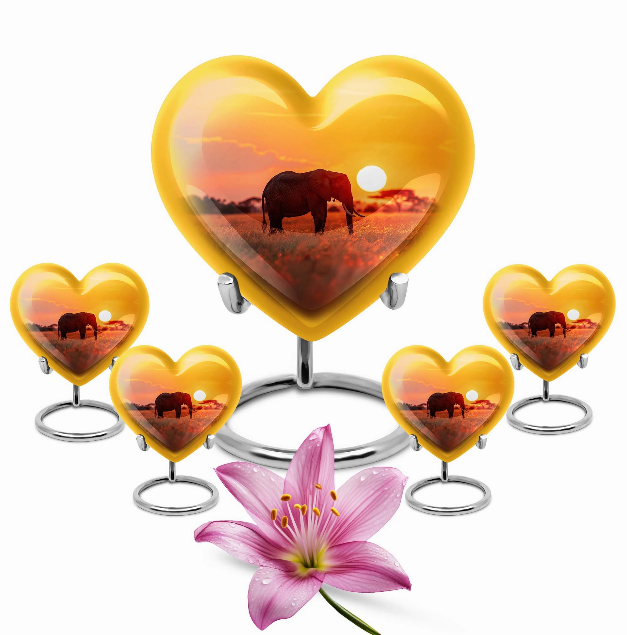 Elephant Tribute: Distinctive Memorial Urn for Men
