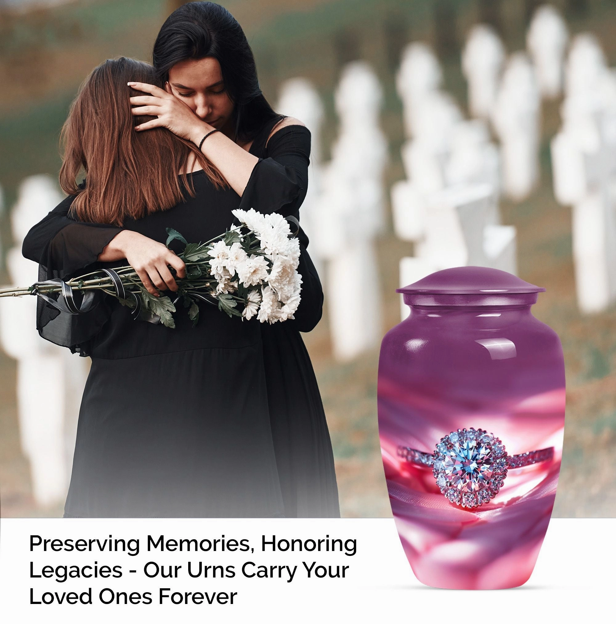 Enduring Memorial Ring Urn - A Symbolic Homage for Loved Ones