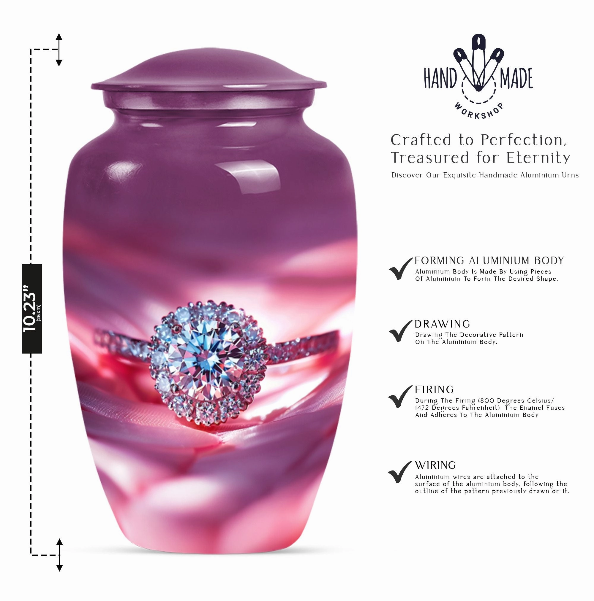 Enduring Memorial Ring Urn - A Symbolic Homage for Loved Ones
