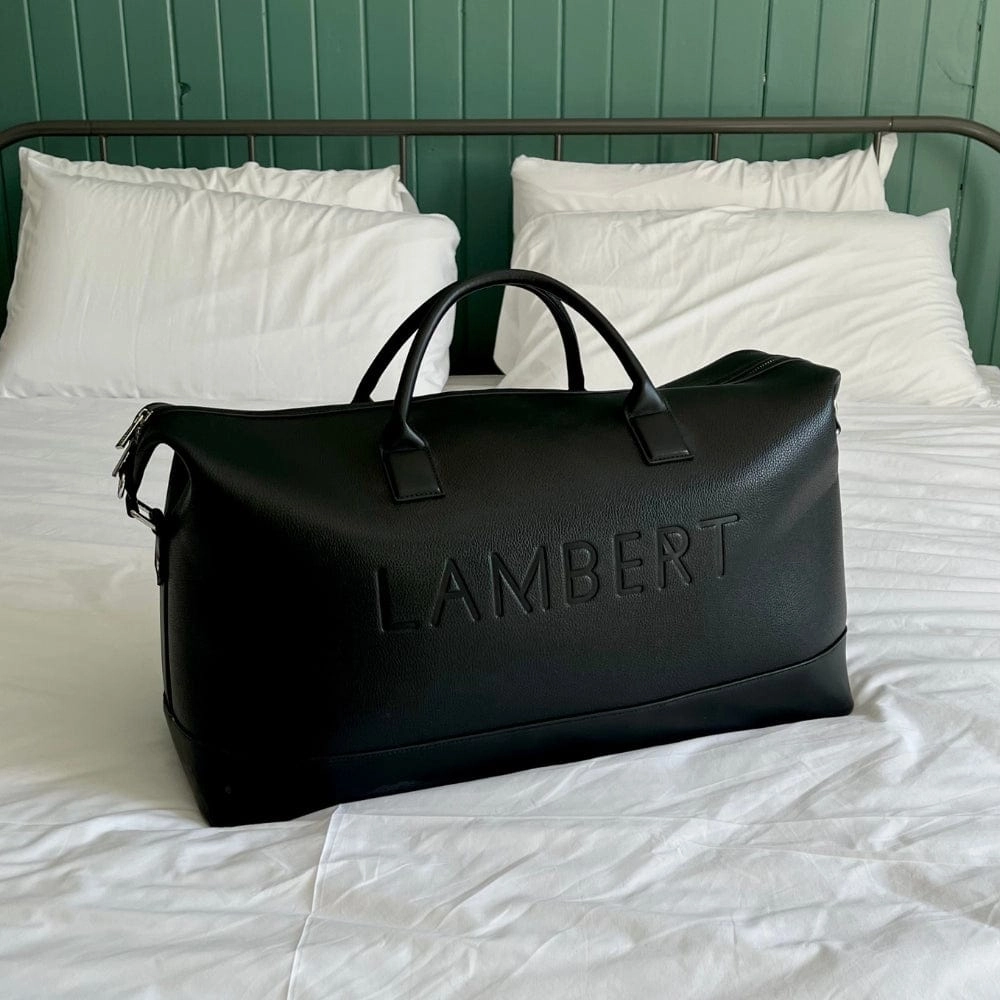 Ensemble voyage - Sac de voyage noir   Étui à passeport