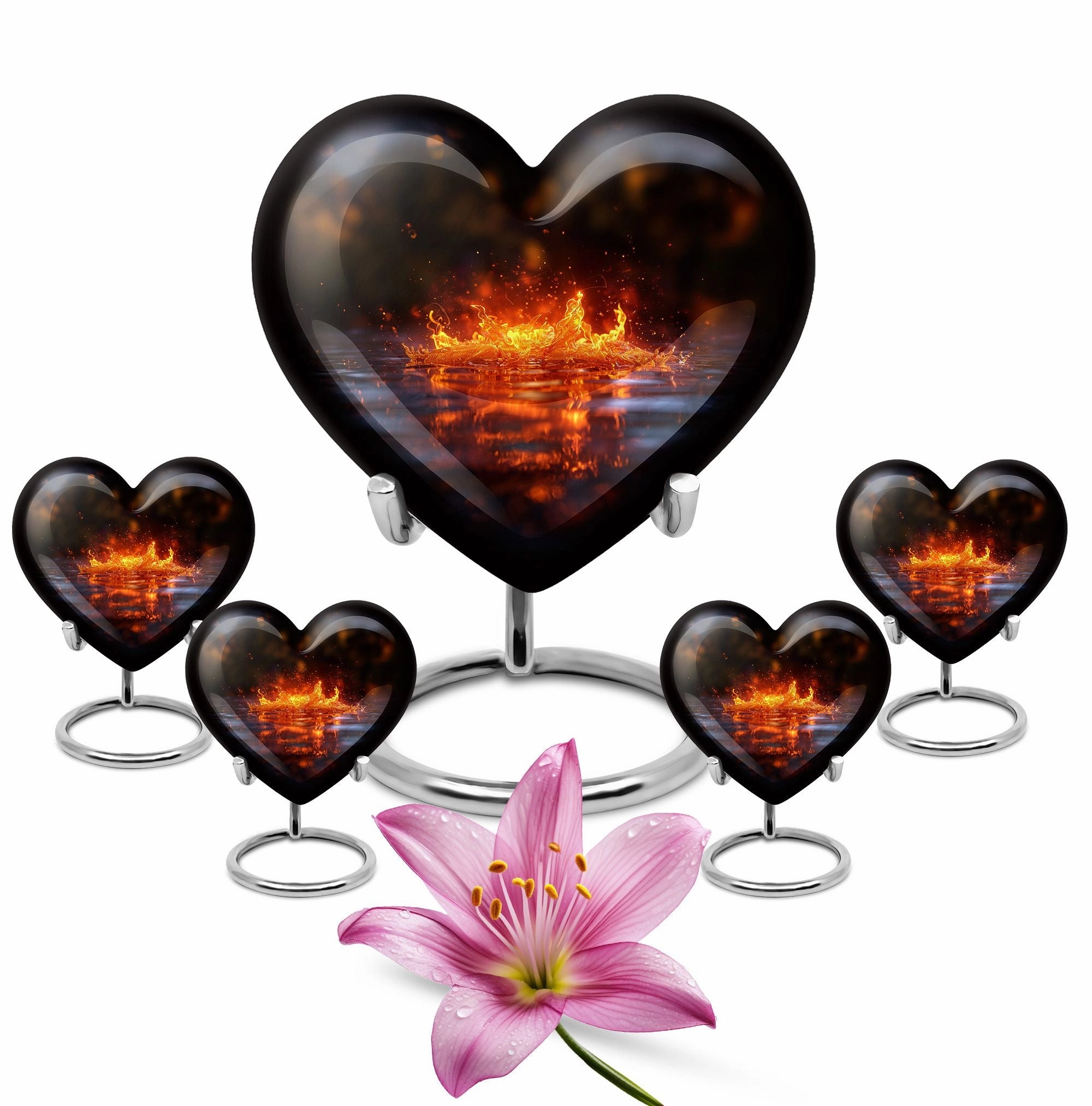 Eternal Memories Fire Urn - Ideal Burial Solution for Cremation Ashes