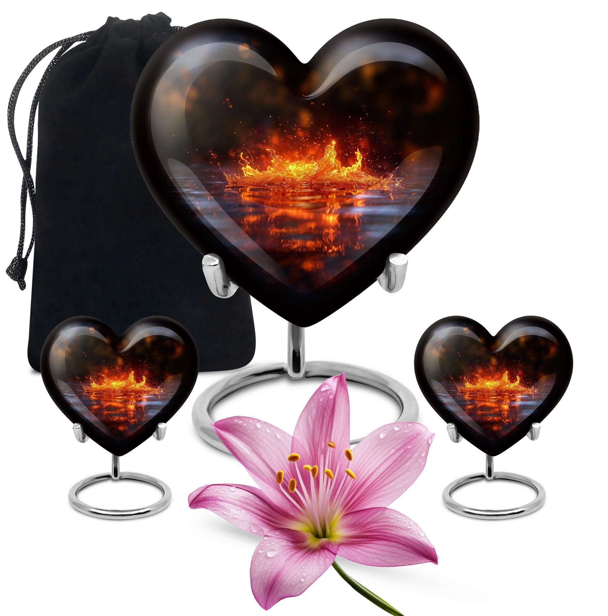 Eternal Memories Fire Urn - Ideal Burial Solution for Cremation Ashes