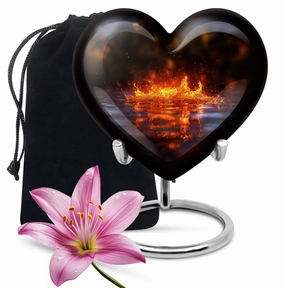 Eternal Memories Fire Urn - Ideal Burial Solution for Cremation Ashes