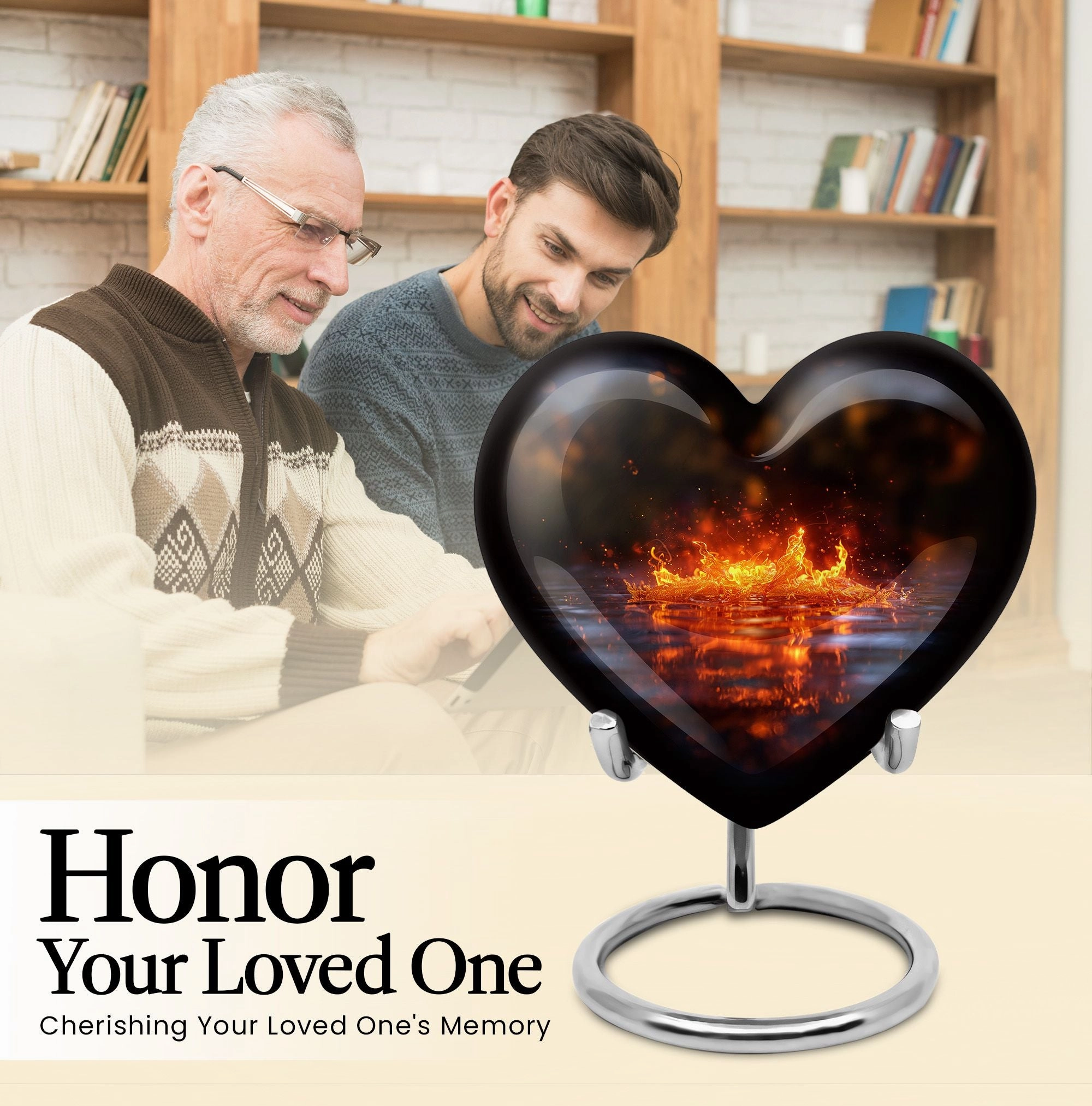 Eternal Memories Fire Urn - Ideal Burial Solution for Cremation Ashes
