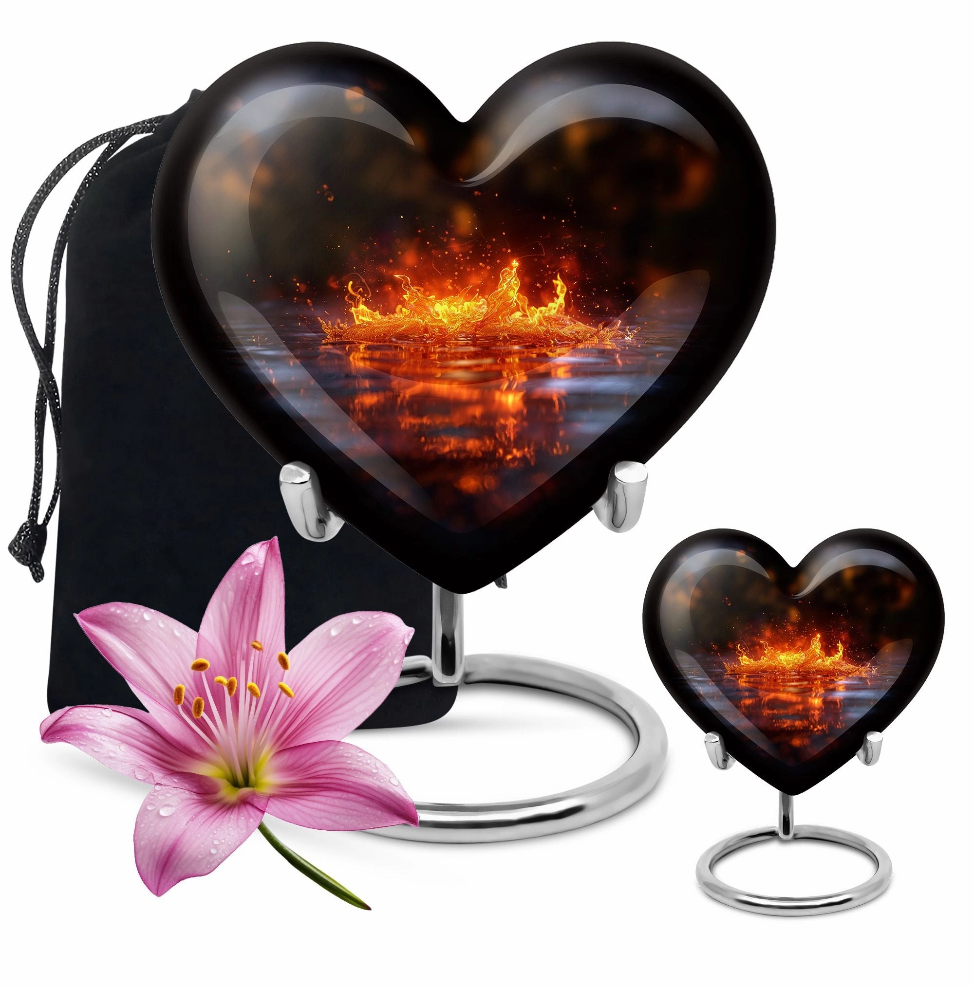 Eternal Memories Fire Urn - Ideal Burial Solution for Cremation Ashes