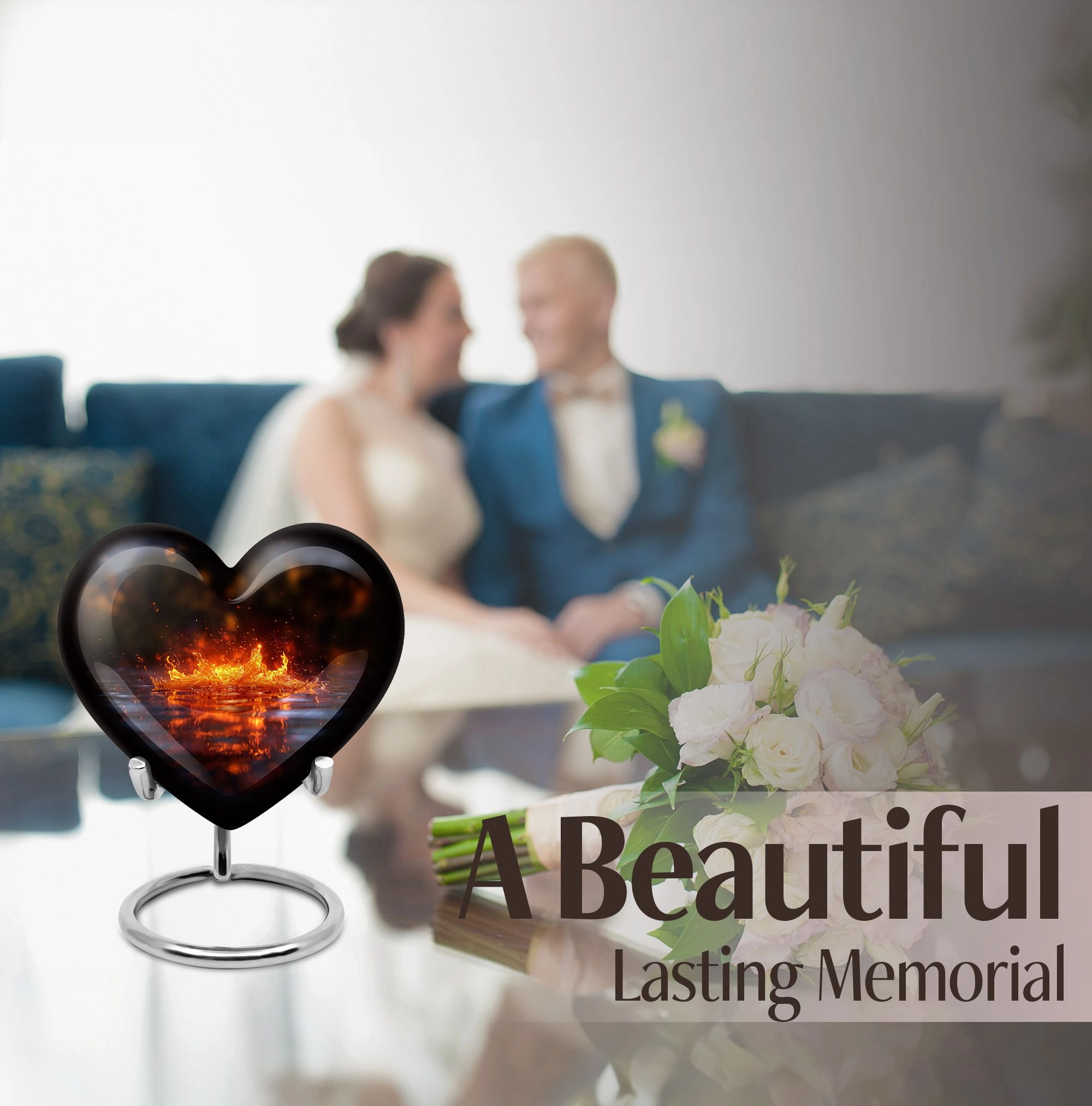 Eternal Memories Fire Urn - Ideal Burial Solution for Cremation Ashes